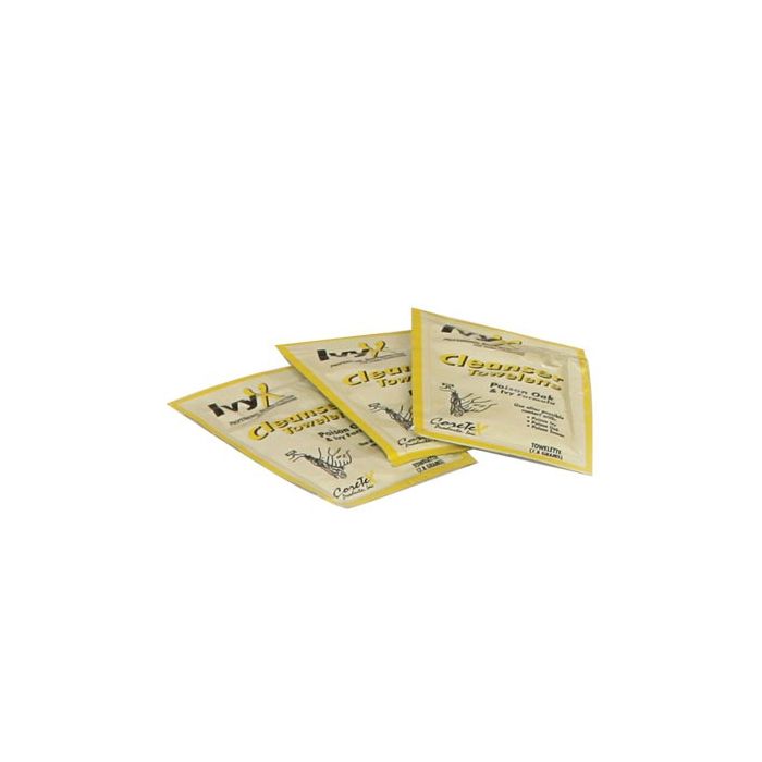 Ivy X Poison Oak Cleansing Towelettes, Case of 300
