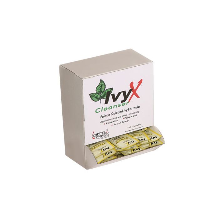 Ivy X Poison Oak Cleansing Towelettes, Case of 50