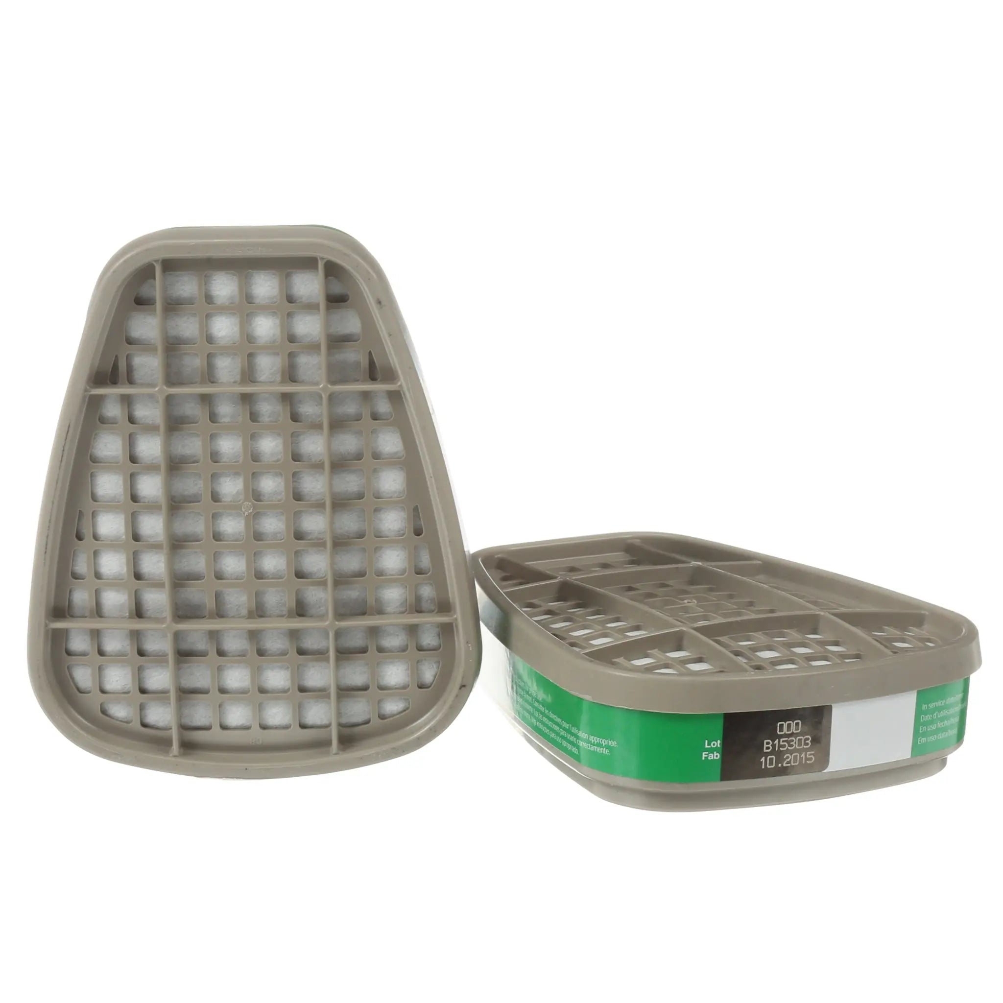 3M 6004 Ammonia Methylamine Cartridge, Back View