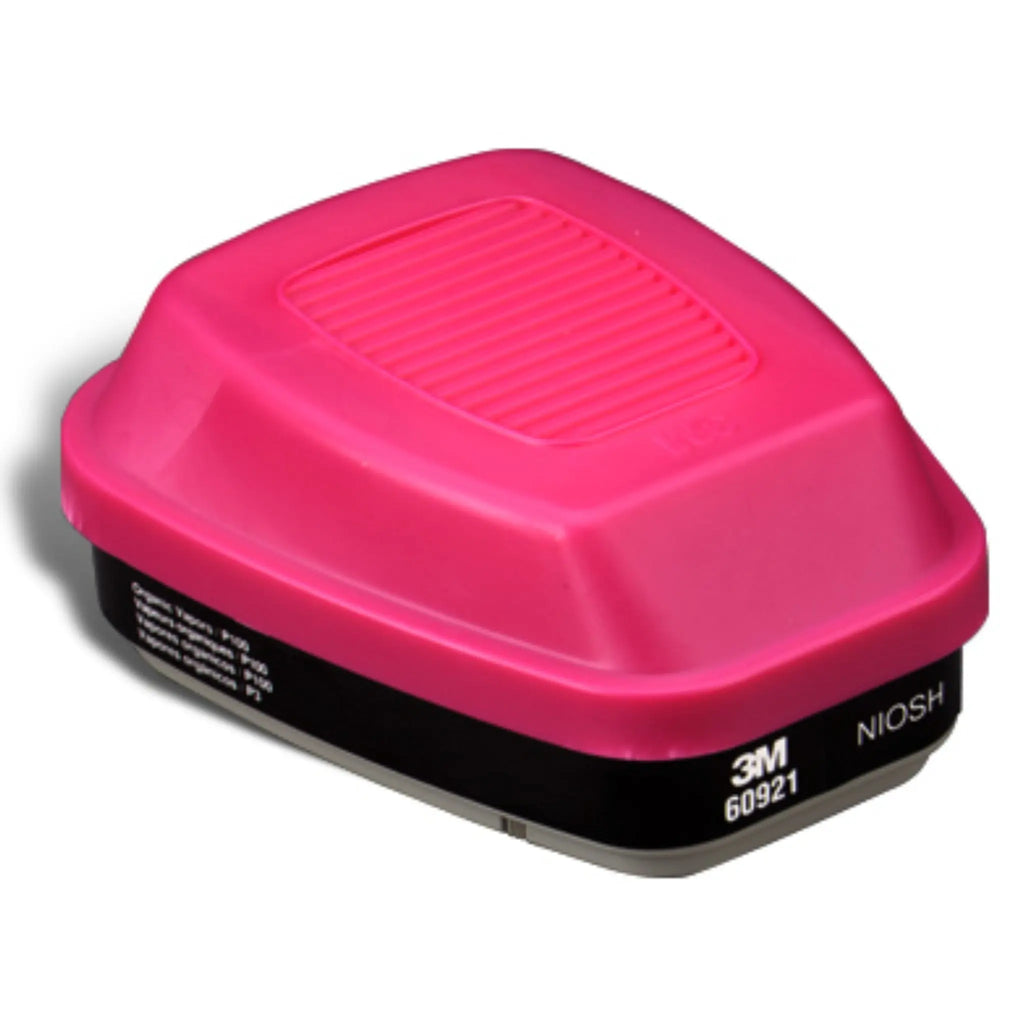 3M 60921 P100 Organic Vapor Cartridge/Filter, Magenta/Black - Enviro