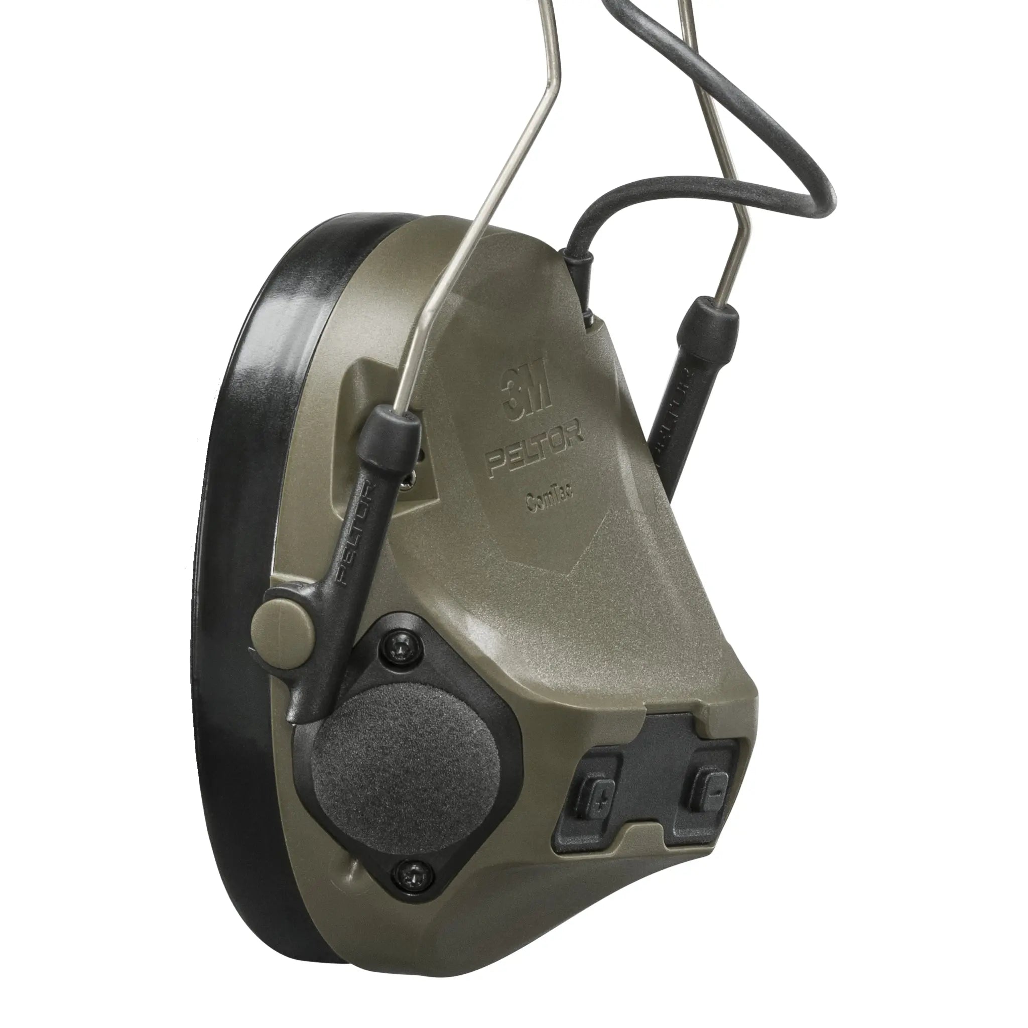 3M PELTOR MT14H418A-09-GN ComTac VIII Hearing Defender, OD Green, Left Image 2