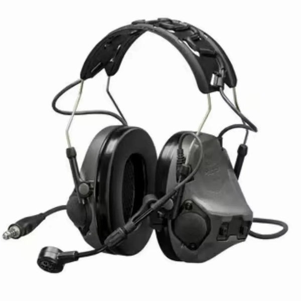 3M PELTOR ComTac VIII Single Comm Headset, Nexus 4-Con, Charcoal Gray