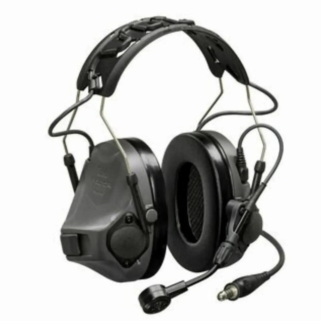 3M PELTOR ComTac VIII Single Comm Headset, Nexus 4-Con, Charcoal Gray