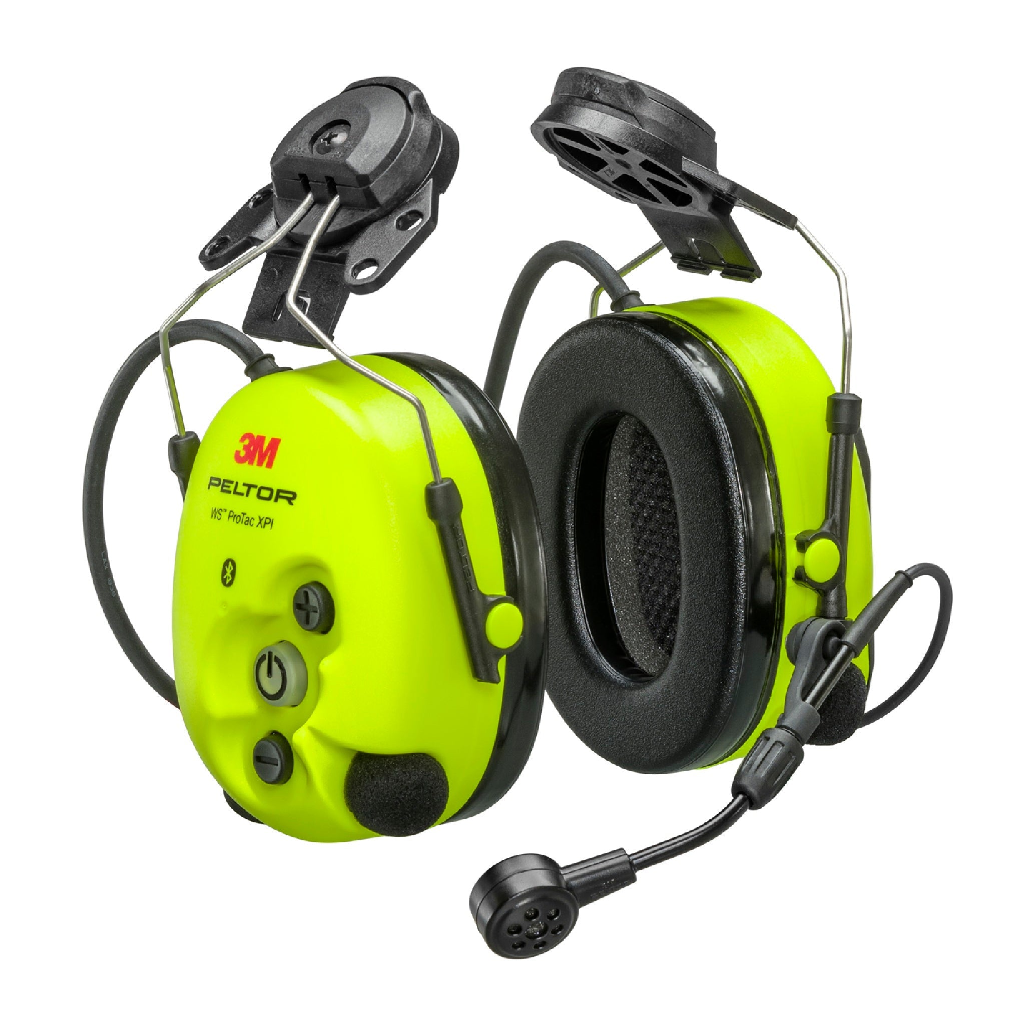 3M PELTOR  MT15H7P3EWS6-111 WS ProTac XPI Headset, Hard Hat Attachment, FLX2, Hi-Vis Yellow, 1 Each 