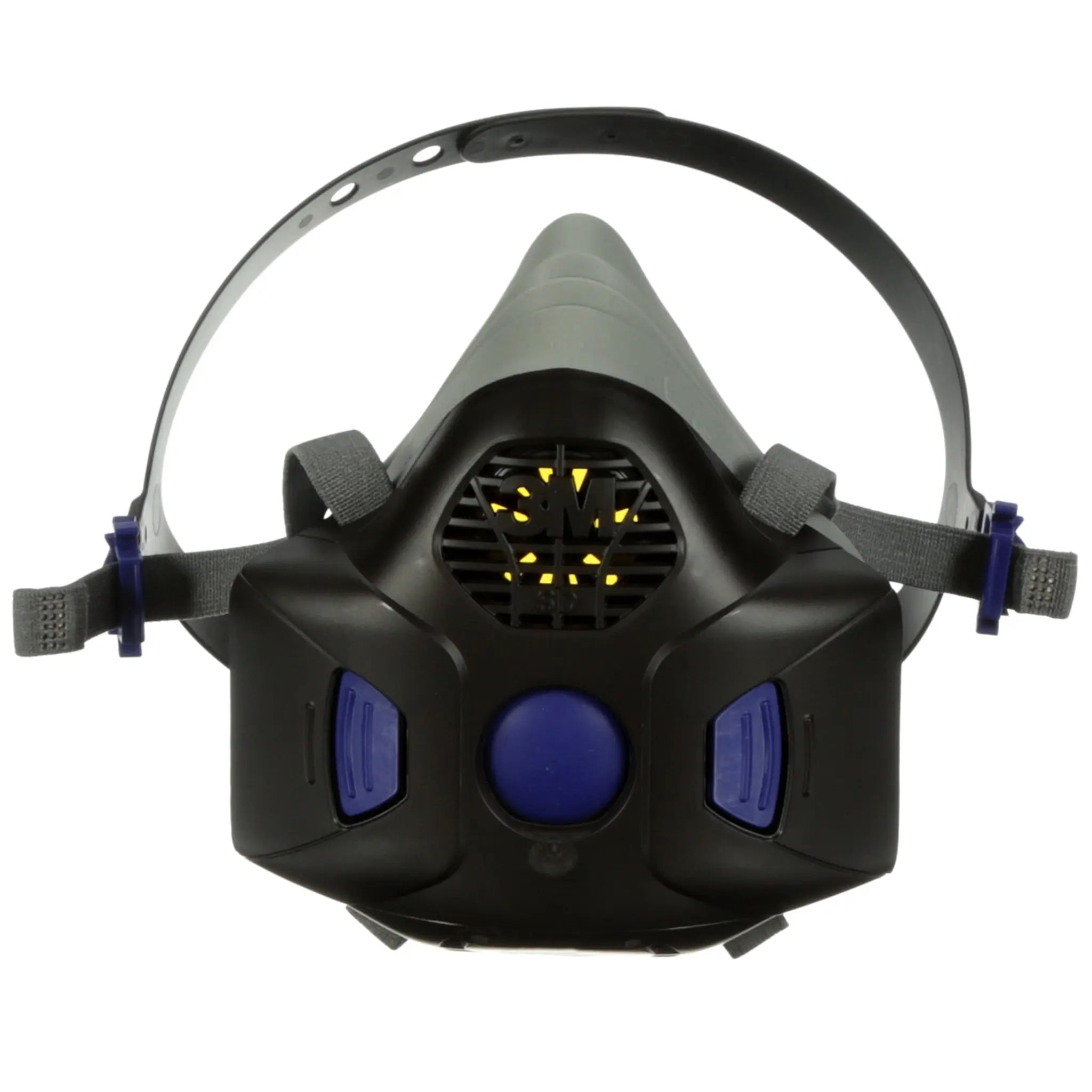 3M Secure Click HF800 Series Half Facepiece Reusable Respirator, Gray