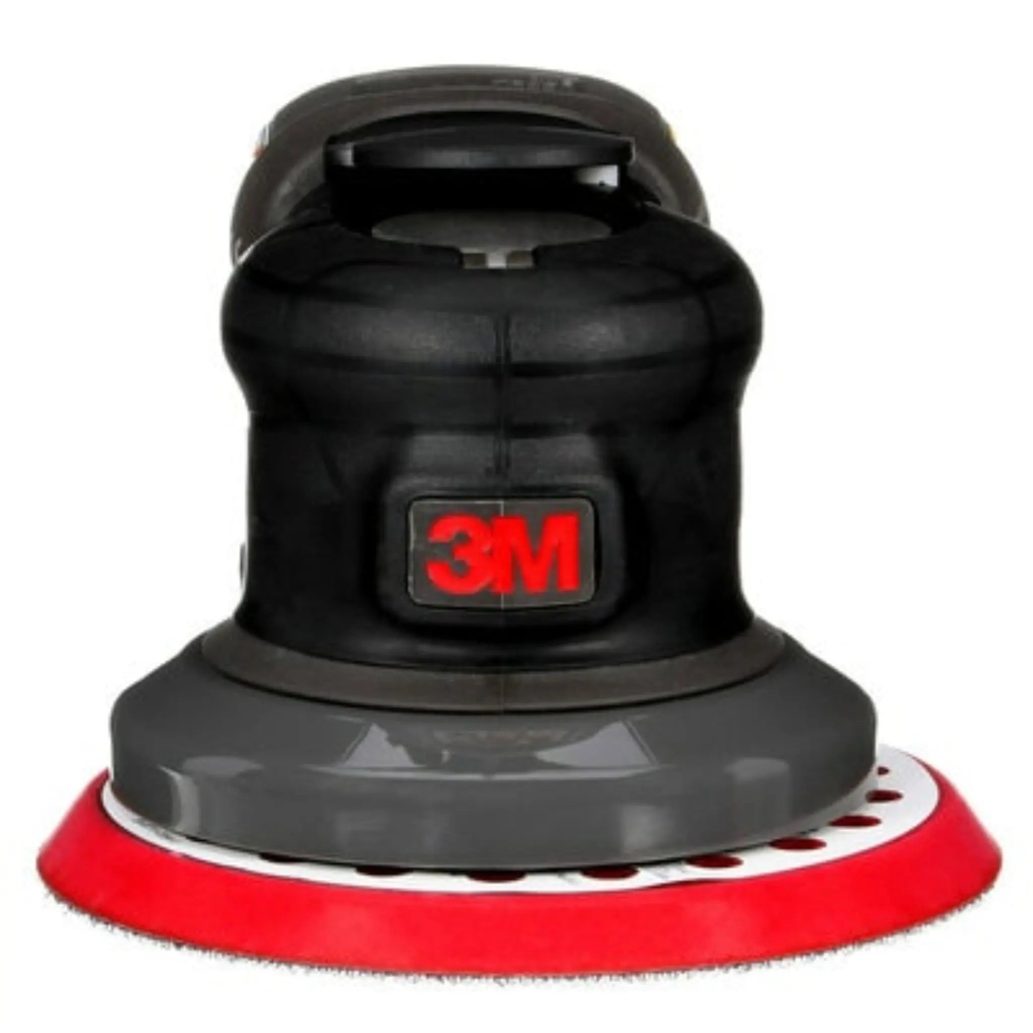 3M Xtract Pneumatic Random Orbital Sander, 88942, 5 in, Central Vacuum, 3/16 in Orbit, Front View