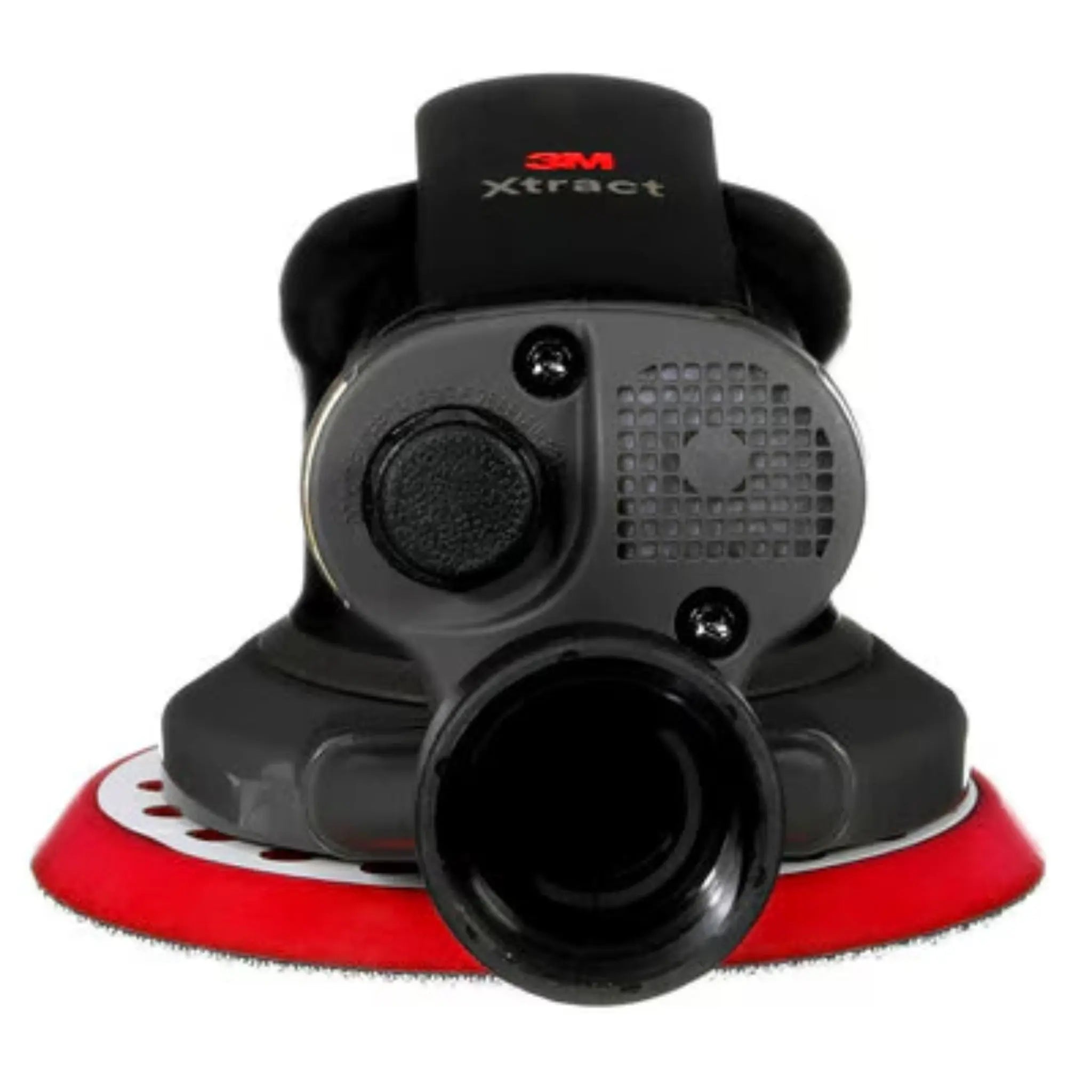 3M Xtract Pneumatic Random Orbital Sander, 88942, 5 in, Central Vacuum, 3/16 in Orbit, Back View
