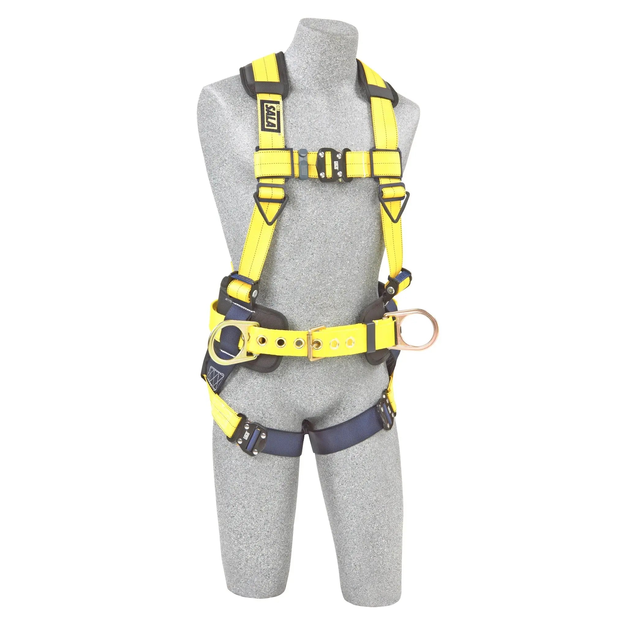 3M DBI-SALA Delta Construction Style Positioning Harness 111057, Front View 2