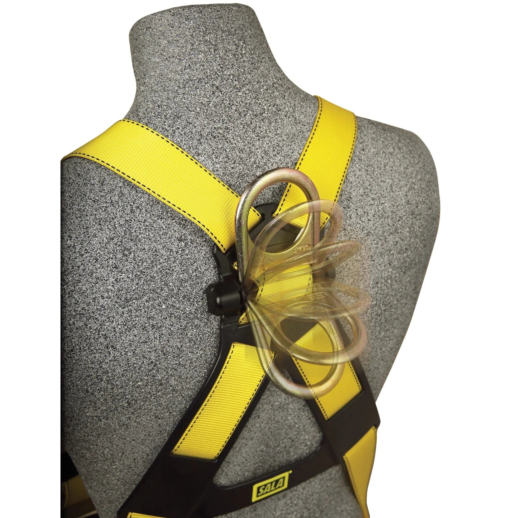 3M DBI-SALA Delta Cross-Over Climbing and Positioning Safety Harness 1112401, Medium, D-Ring Detail