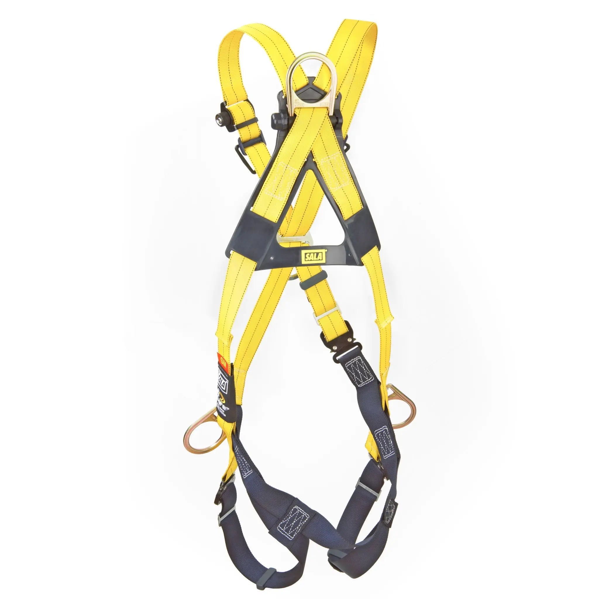 3M DBI-SALA Delta Cross-Over Climbing and Positioning Safety Harness 1112401, Medium, Back View