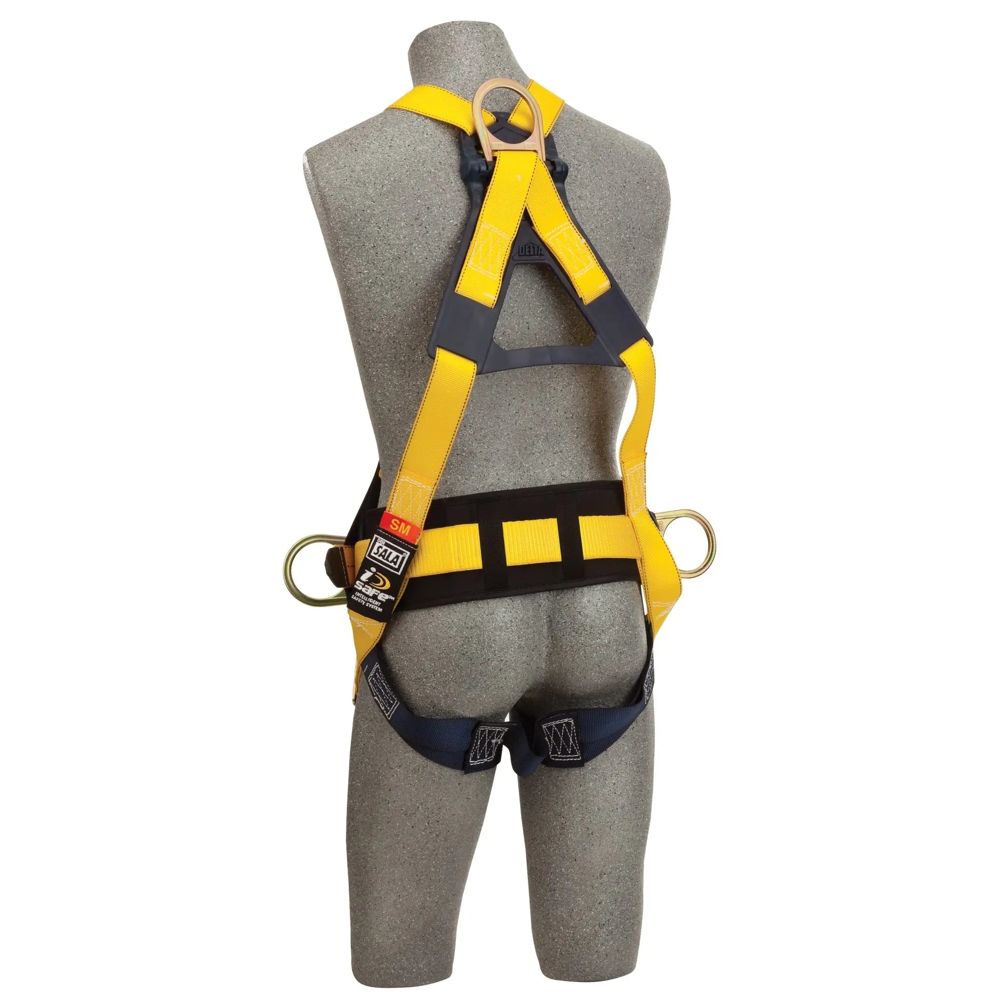 3M DBI-SALA Delta Cross-Over Construction Style Climbing Harness 1101810, Medium, 1 EA, Back View
