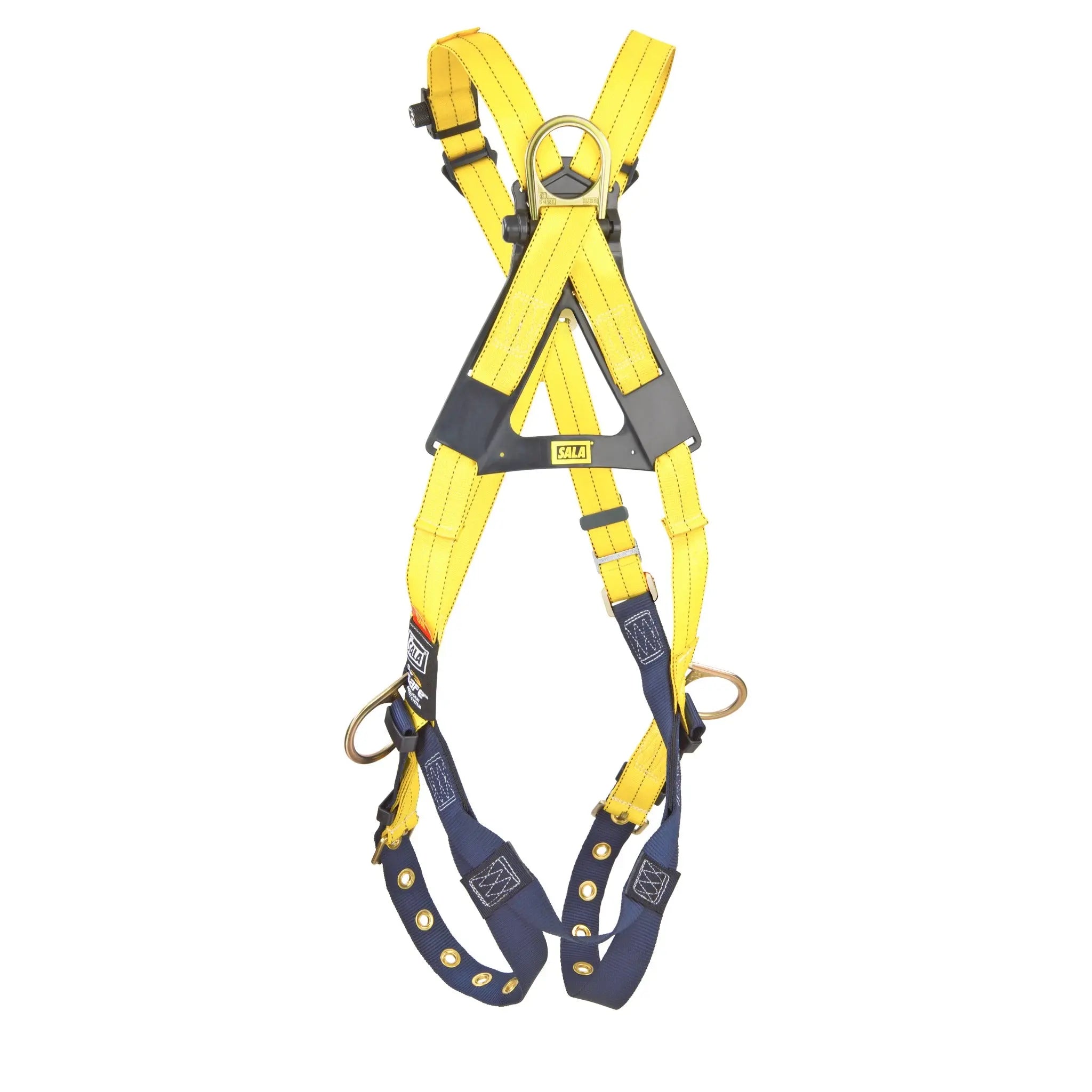 3M DBI-SALA Delta Cross-Over Style Positioning/Climbing Harness 1103376, X-Large, 1 EA, Back View