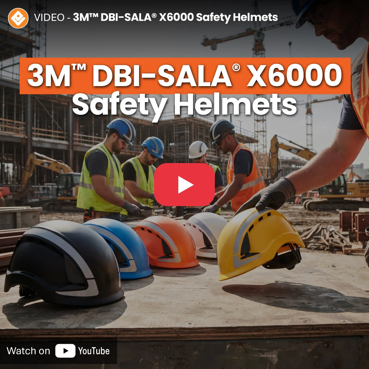 VIDEO - 3M DBI-Sala X6000 Safety Helmets, Thumbnail