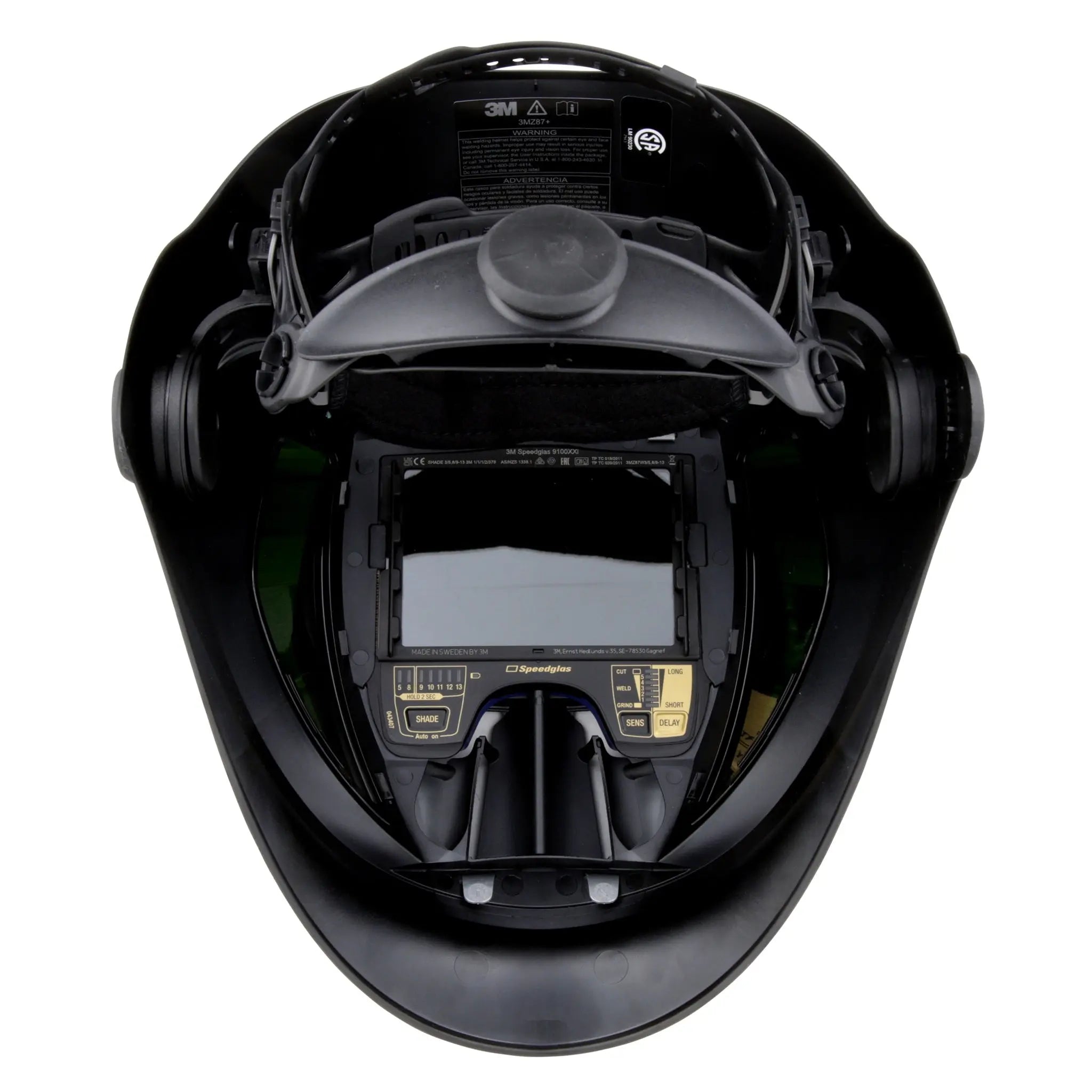3M Speedglas 06-0100-30iSW Welding Helmet 9100 with ADF 9100XXi, Black, 1 Each 