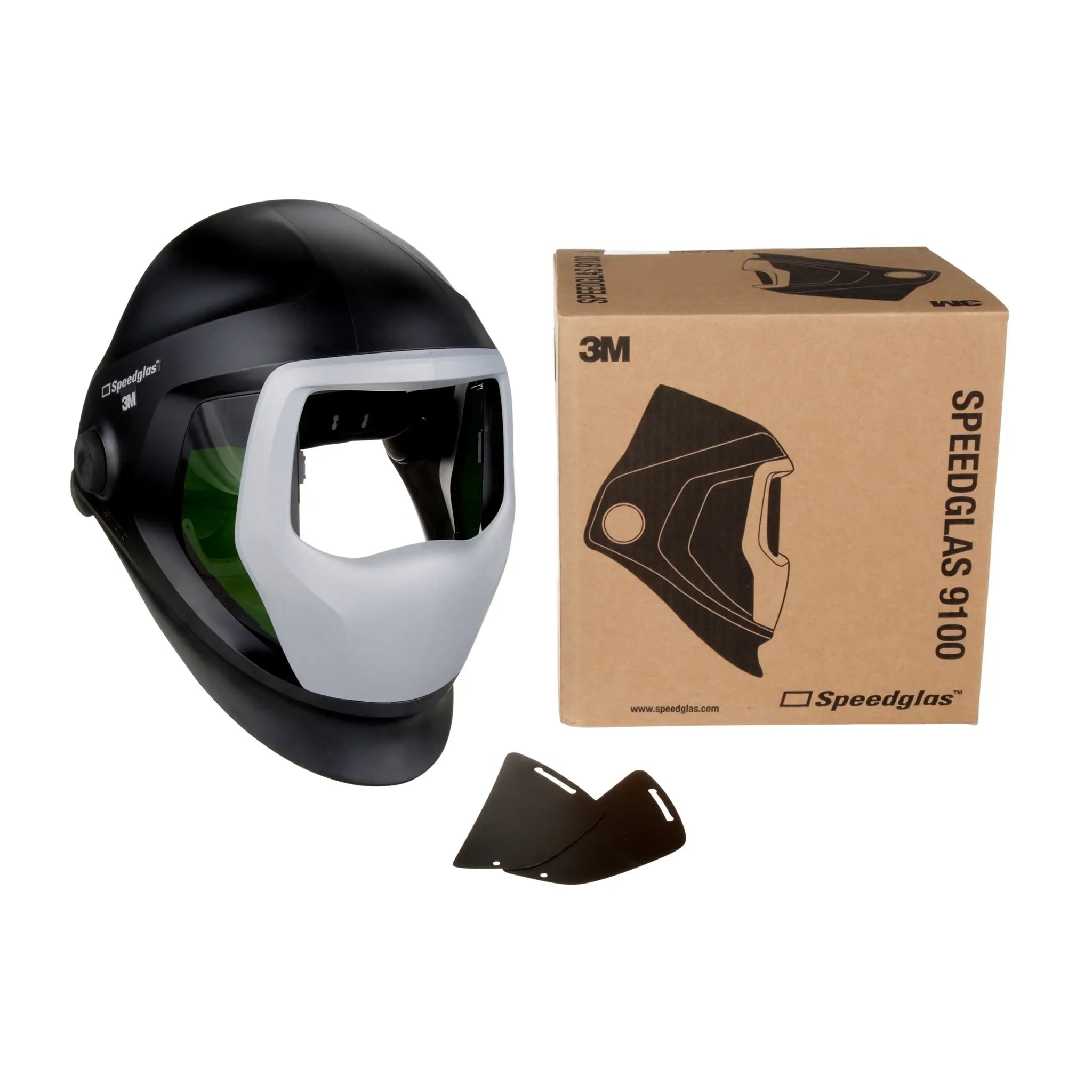 3M Speedglas 06-0300-51SW 9100 Welding Helmet with SideWindows, Black, 1 Each 