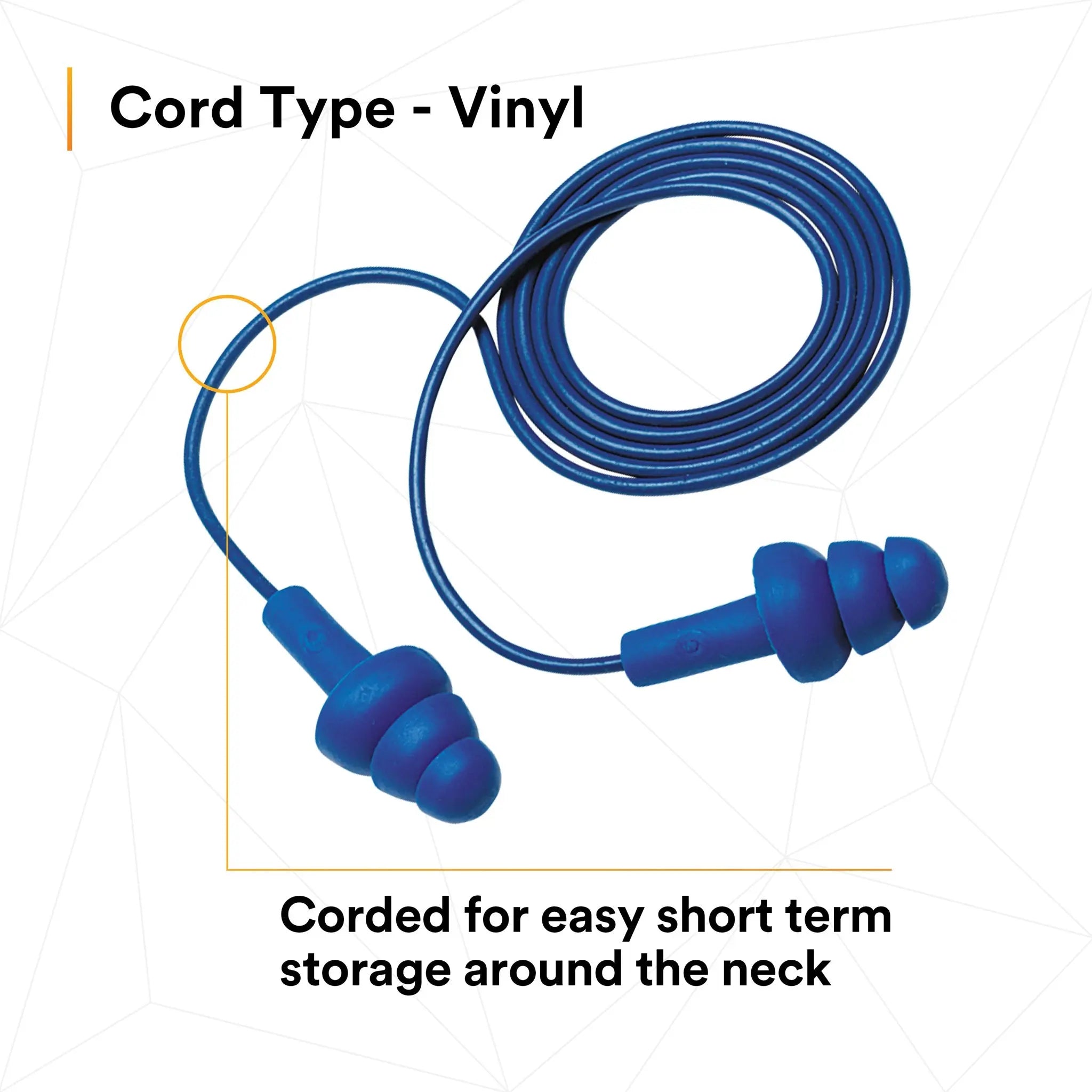 3M E-A-R UltraFit 340-4017 Metal Detectable Corded Earplugs Case