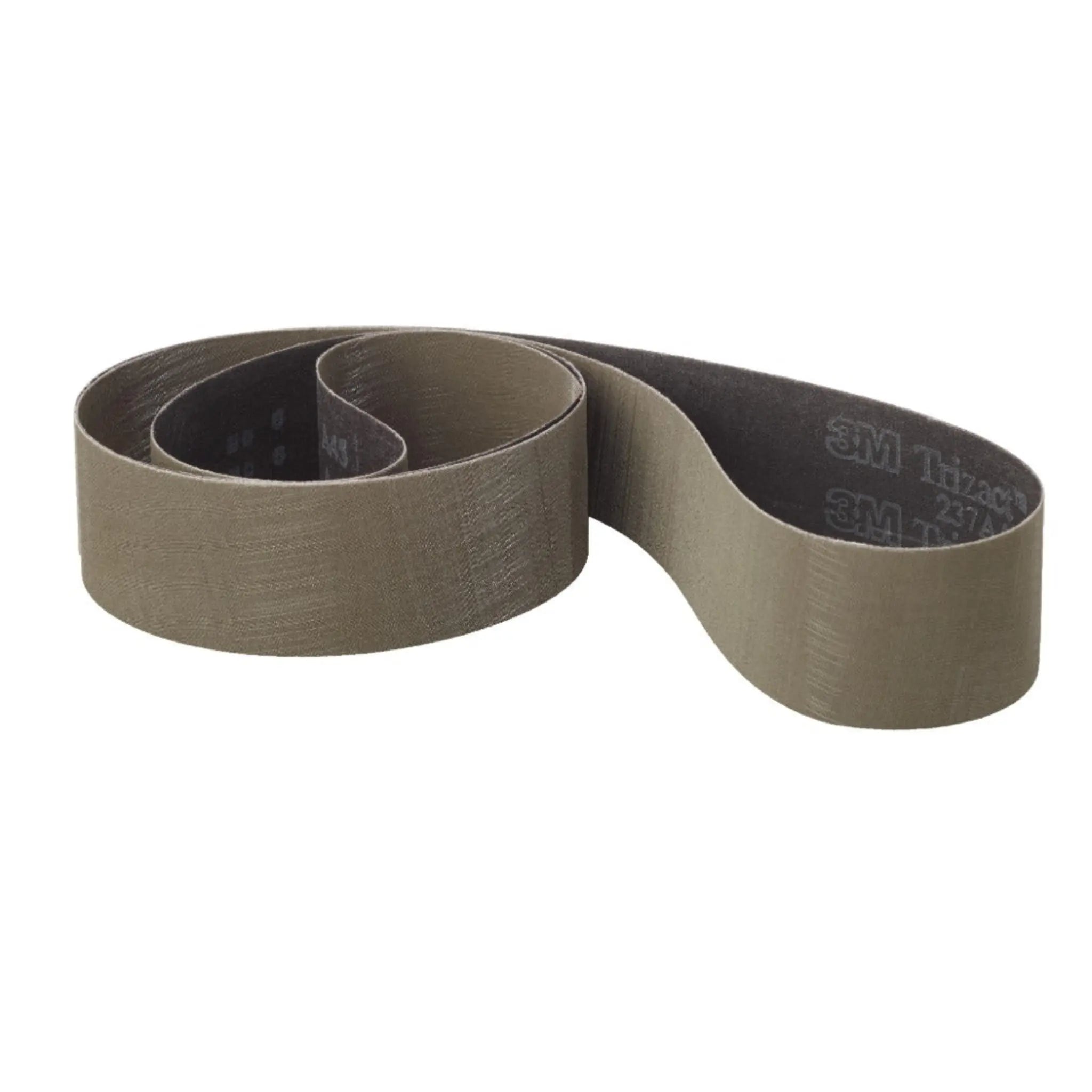 3M Trizact 60090004460 Film-lok, Full-flex Cloth Belt 237AA A30 X-weight, Gray, 4 inches x 132 inches, Main Image