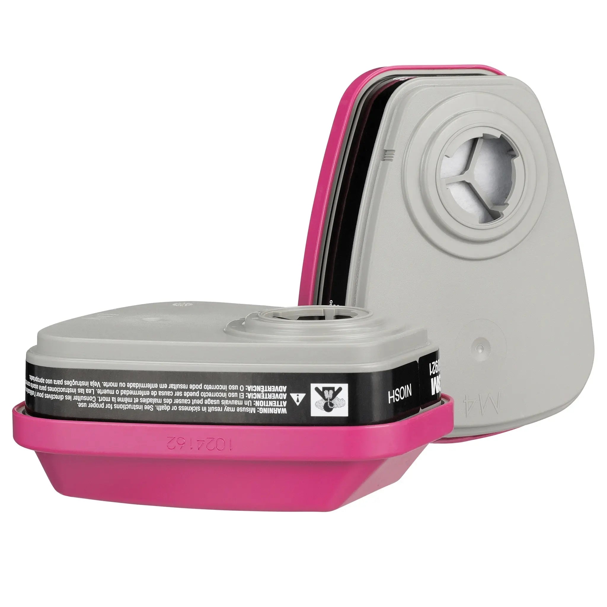 3M 60921 P100 Organic Vapor Cartridge/Filter, Magenta/Black