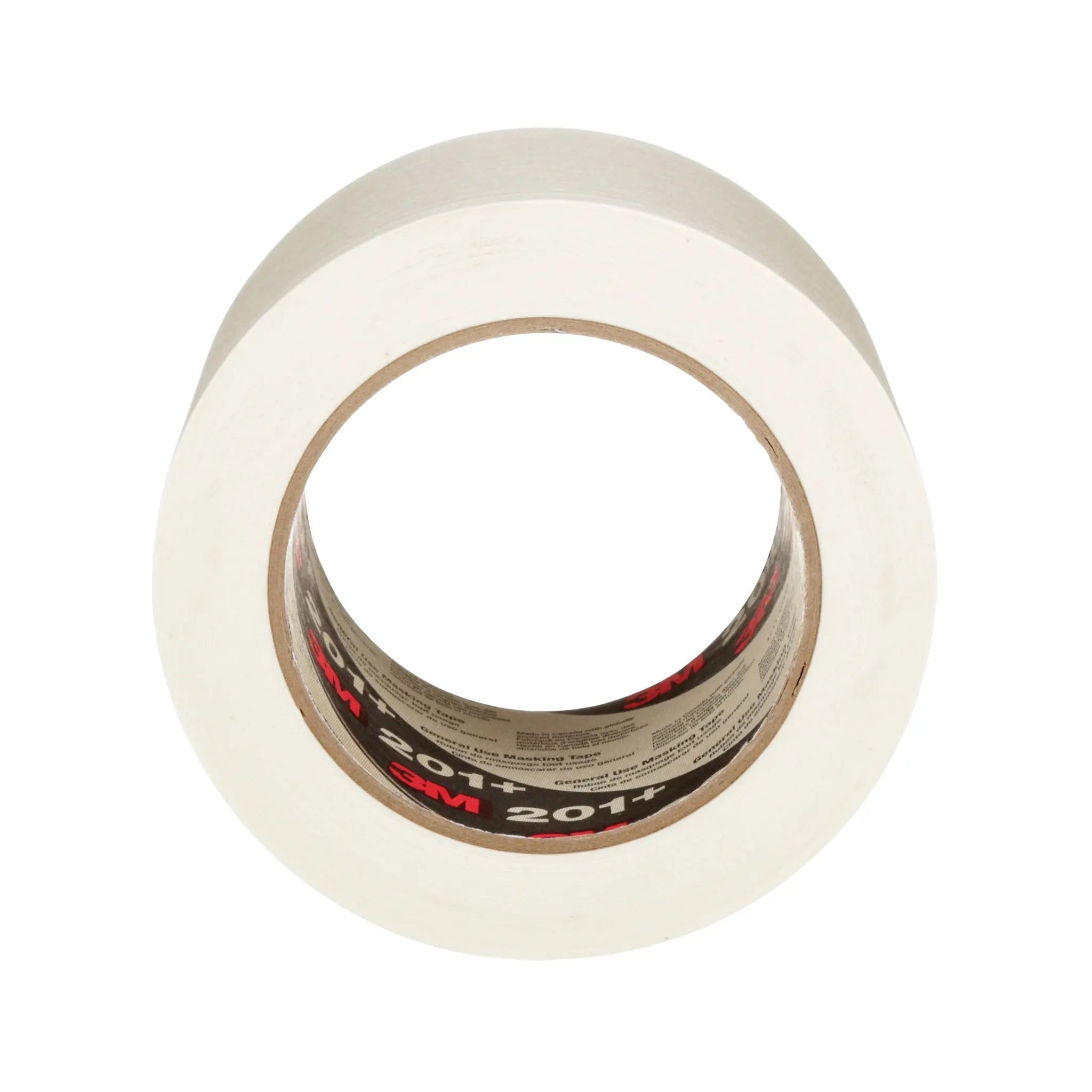 3M General Use Masking Tape 201+ Tan 72 mm x 55 m 4.4 mil, 1 Roll