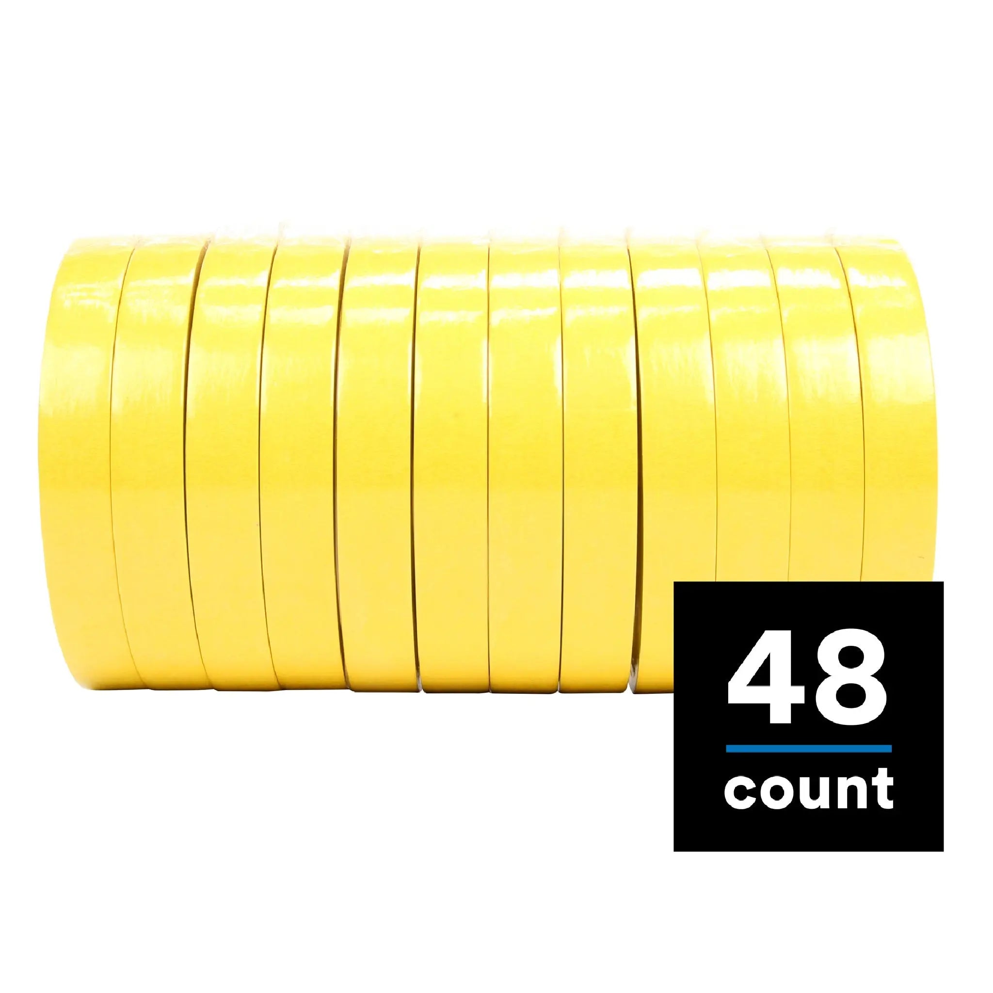 3M Performance Yellow Masking Tape 301+ 18 mm x 55 m 6.3 mil, 1 Roll 