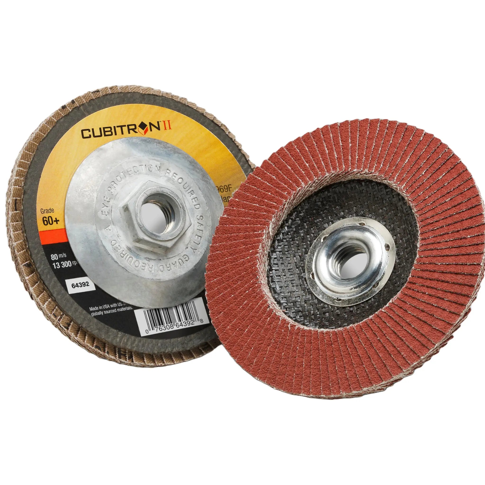 3M Cubitron II Flap Disc 969F 60+ T29 4 in x 3/8-24 first image