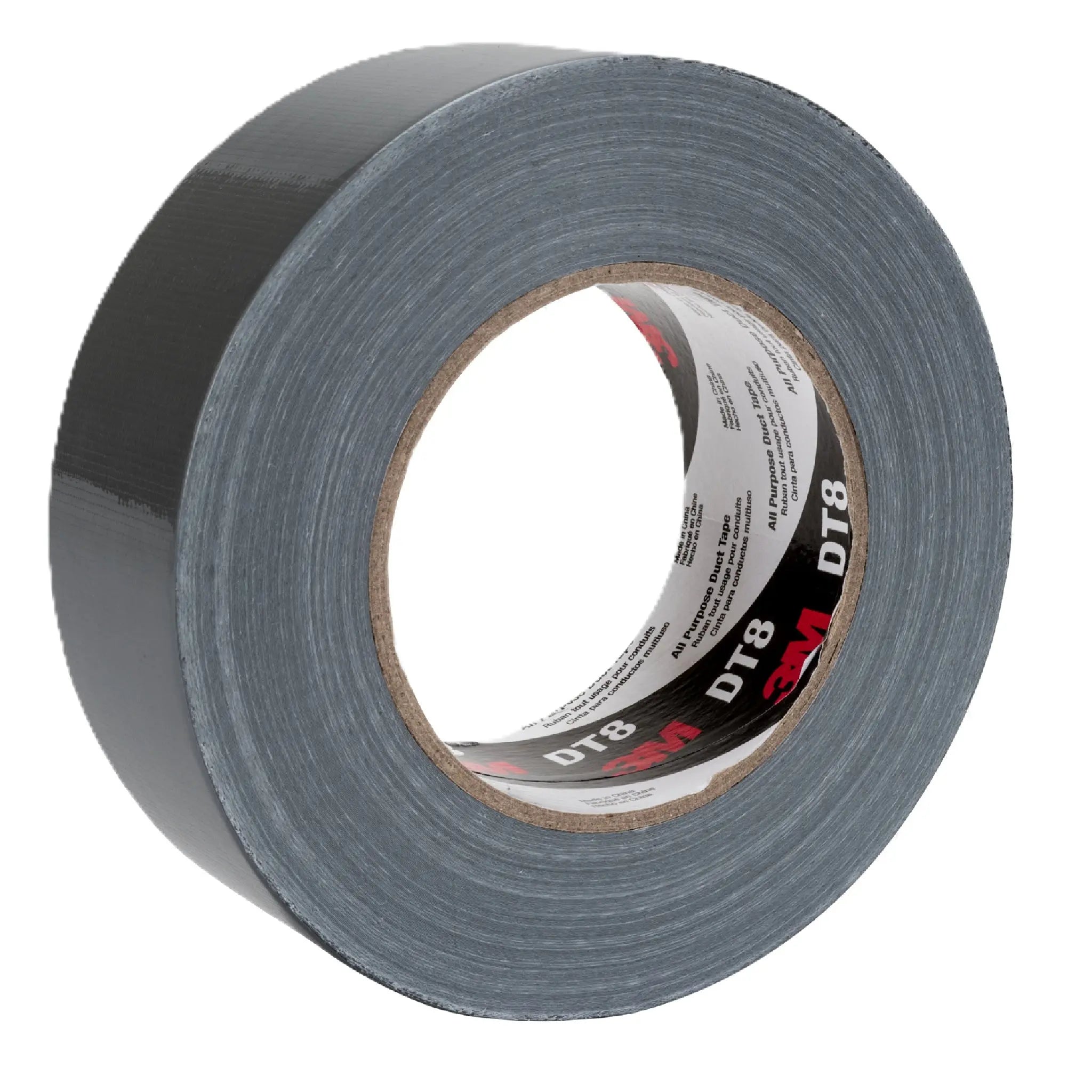 3M All Purpose Duct Tape DT8 Silver 48 mm x 54.8 m 8 mil, 1 Roll 