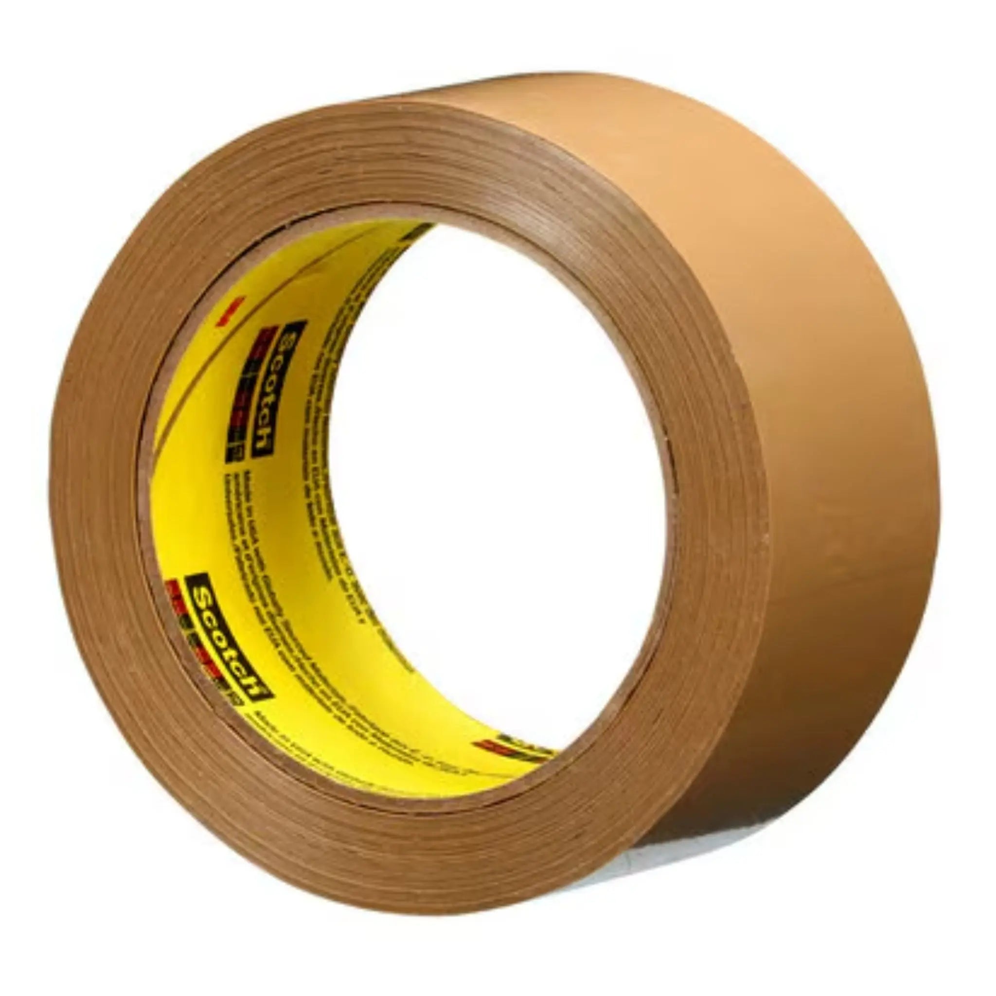 Scotch Box Sealing Tape 375+ High Tack Tan 48 mm x 50 m, 1 Roll, Main Image_05