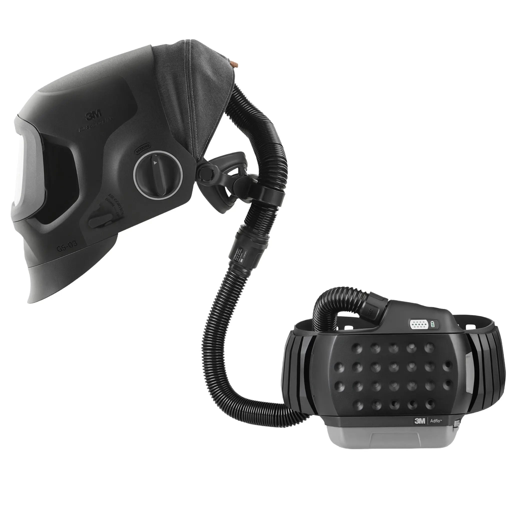 3M Speedglas 45-1101-30TW G5-03 Pro-Air Welding Helmet with 3M Adflo PAPR Assembly, G5TW ADF, 1 Each 
