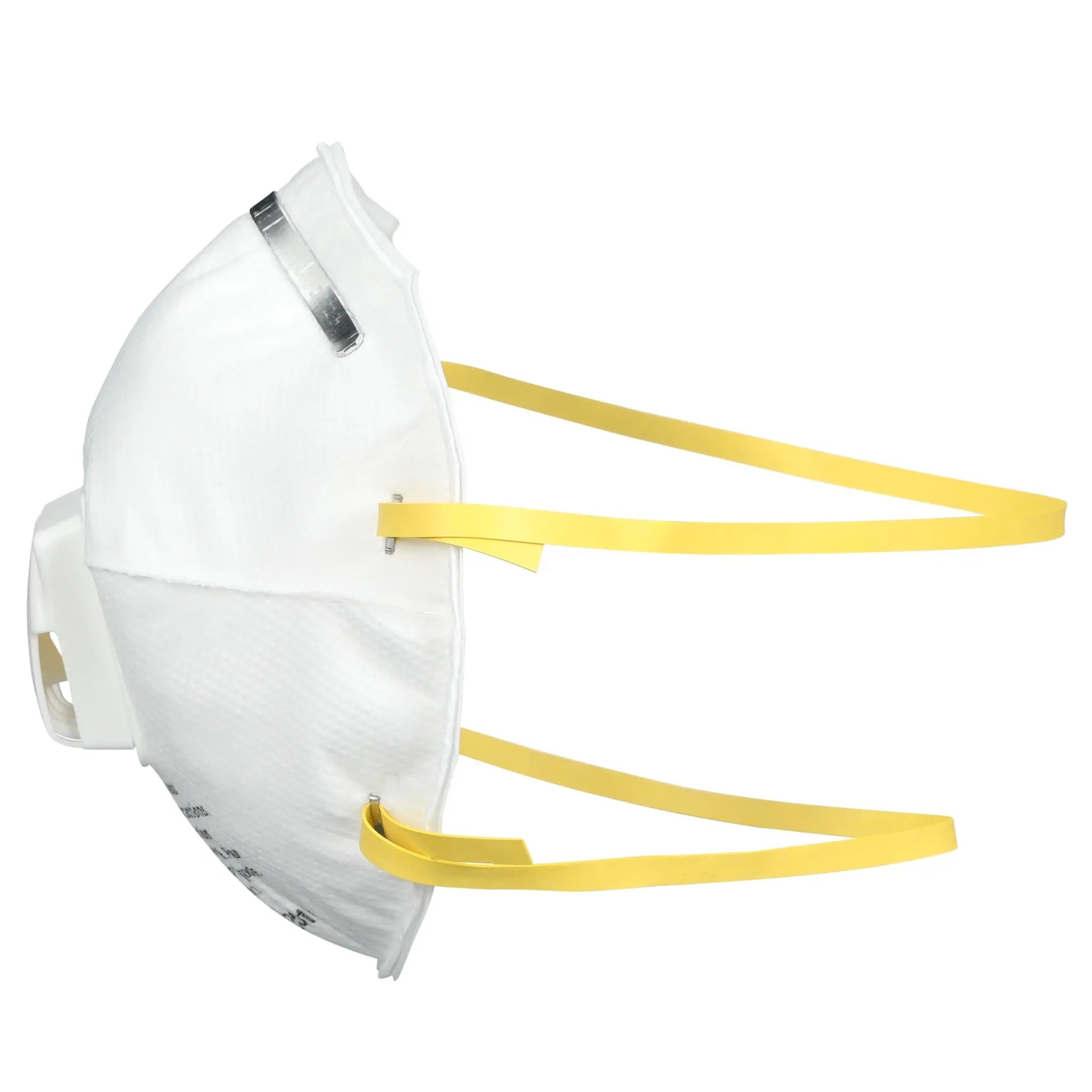 3M 8210V N95 Particulate Respirator, White, Standard, Side view
