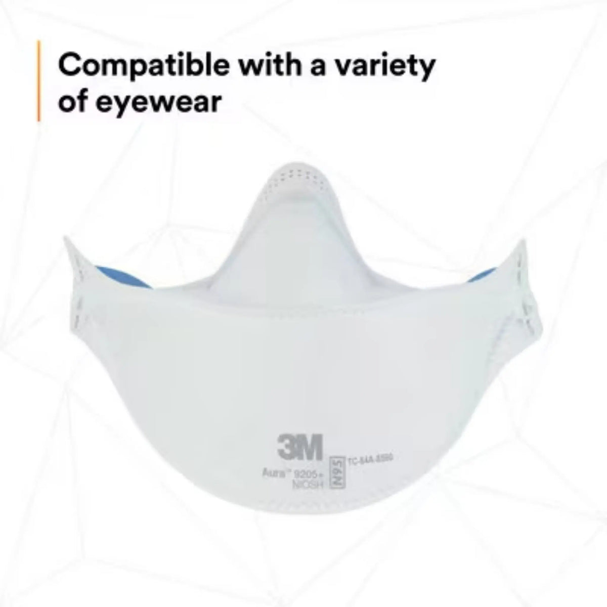 3M AURA 9205 N95 NIOSH Approved Particulate Respirator Masks Exp. 2025 3M AURA 9205 N95 NIOSH Approved Particulate Respirator Masks Exp. 2025