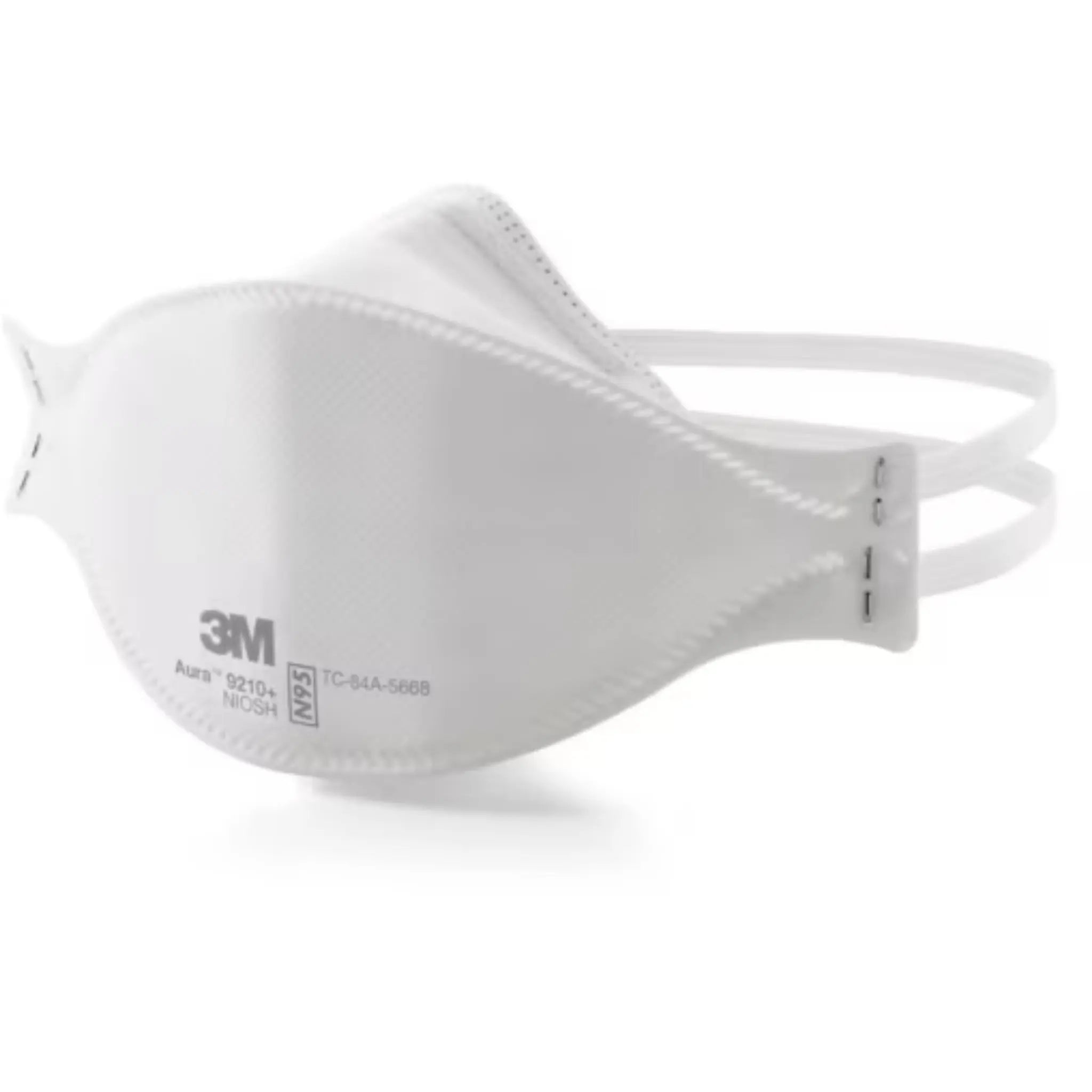 3Mマスク 3M 9210+ N95 Aura Respirator Mask – Universal Fit, White, 3