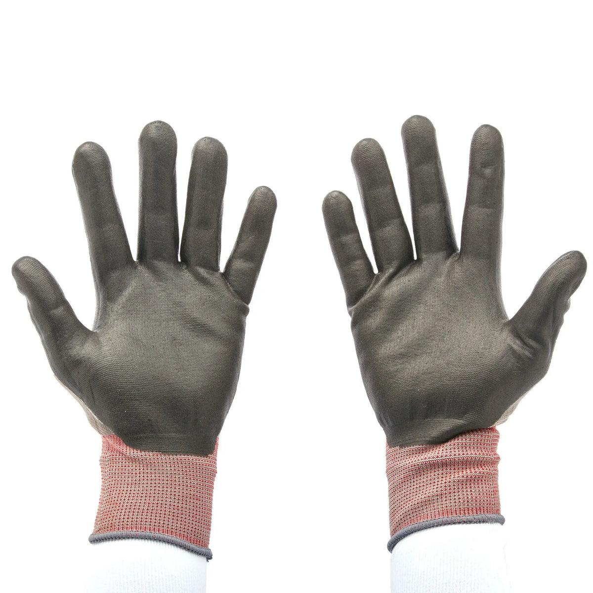 3M CG-GU Comfort Grip Glove, Gray, 1 Pair, palms