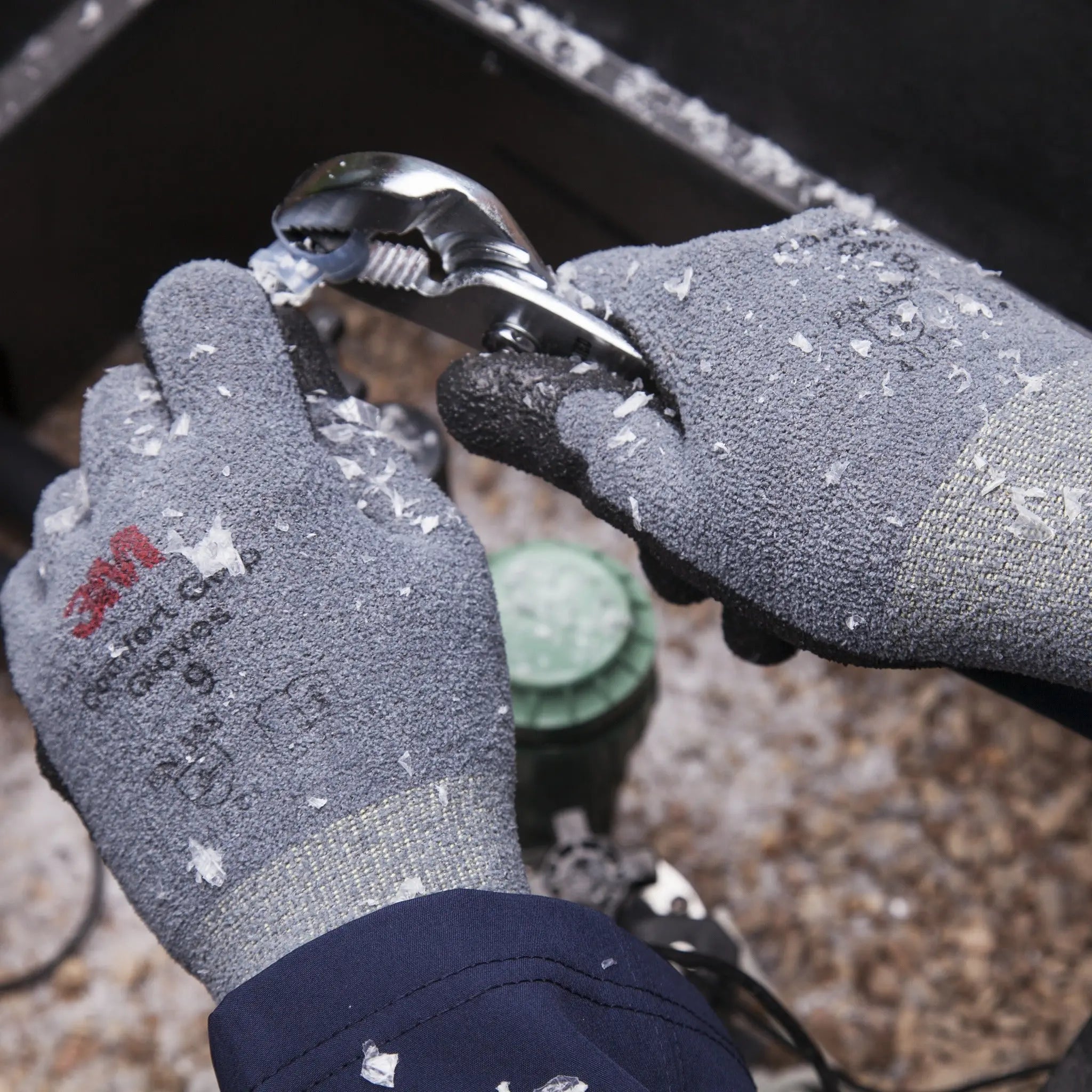 3M Comfort Grip Glove CGM-W Winter Size M, 1 Pair 