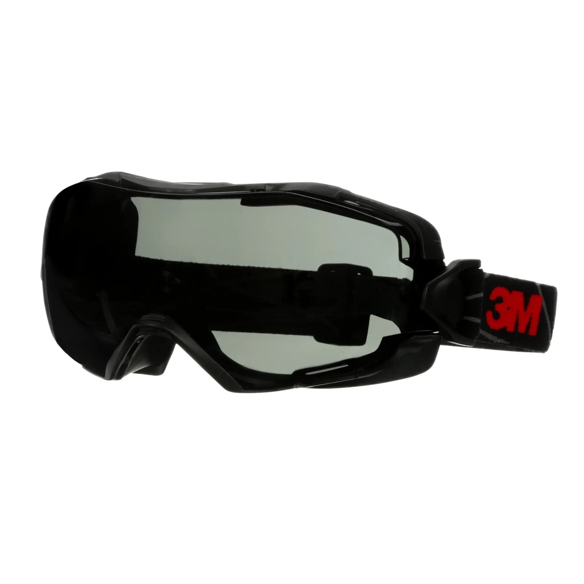 3M GoggleGear 6000 Series, GG6002SGAF-BLK, Black Shroud, Scotchgard Anti-Fog Coating, Gray AF-AS lens, 10ea/cs 