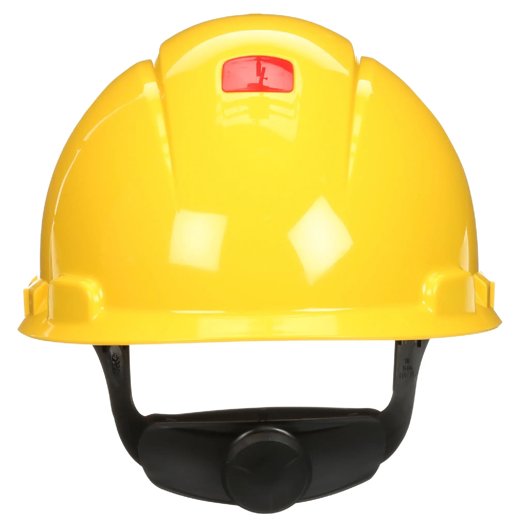 3M SecureFit Hard Hat H-702SFR-UV, Yellow, 4-Point Pressure Diffusion Ratchet Suspension, with UVicator, 20 ea/Case 