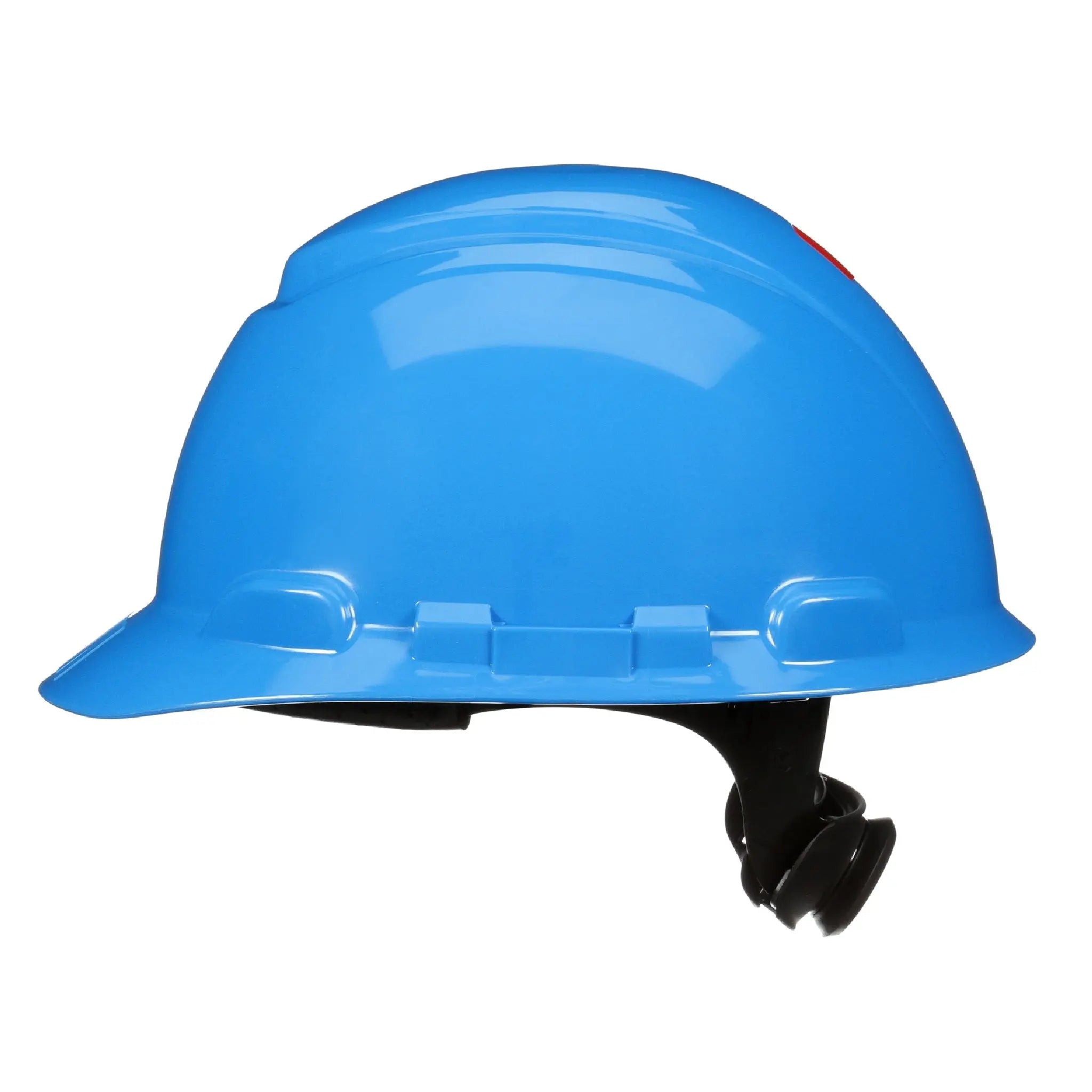 3M SecureFit Hard Hat H-703SFR-UV, Blue, 4-Point Pressure Diffusion Ratchet Suspension, with UVicator, 20 ea/Case 