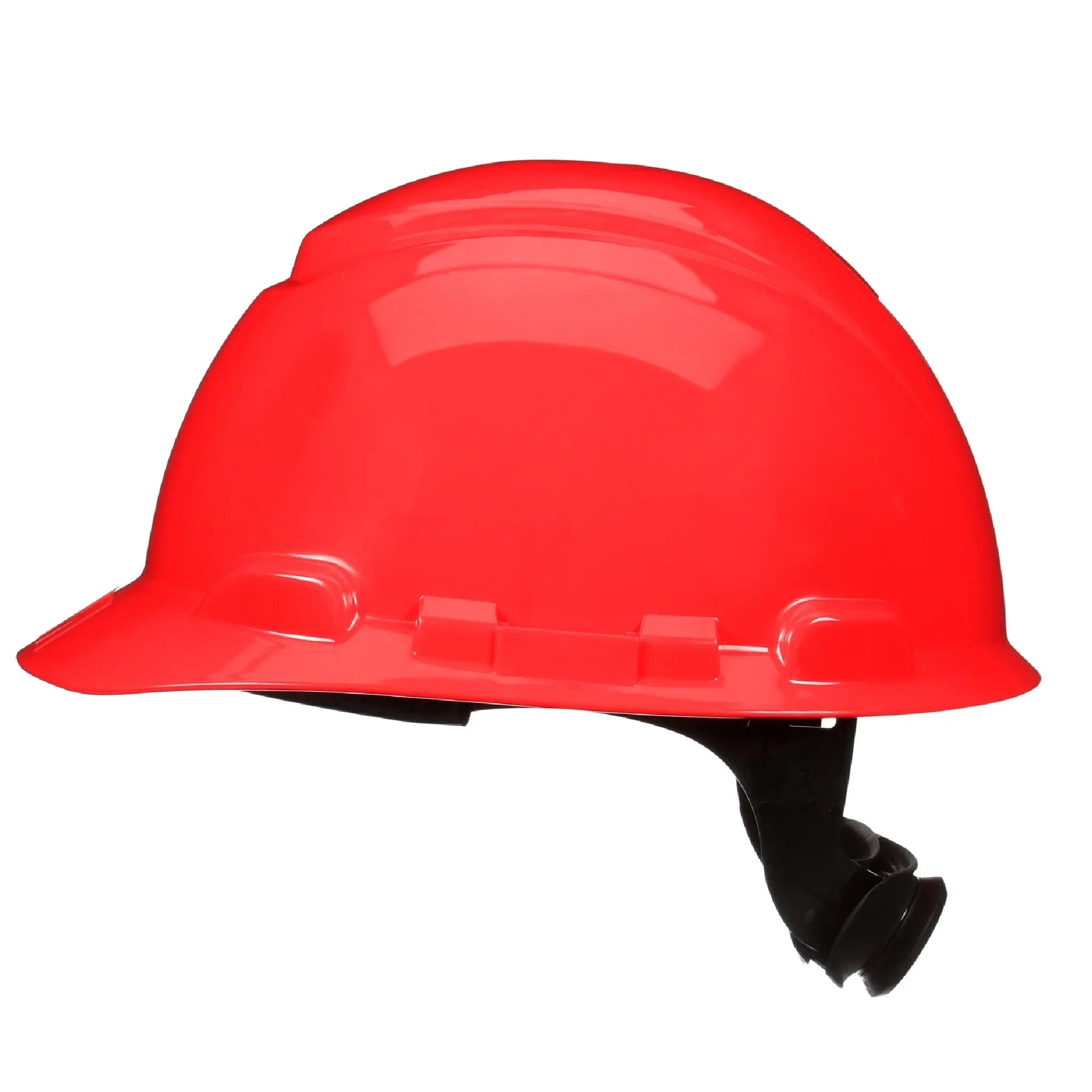 3M SecureFit Hard Hat H-705FR-UV, Red, 4-Point Pressure Diffusion Ratchet Suspension, with Uvicator, 20 ea/Case 