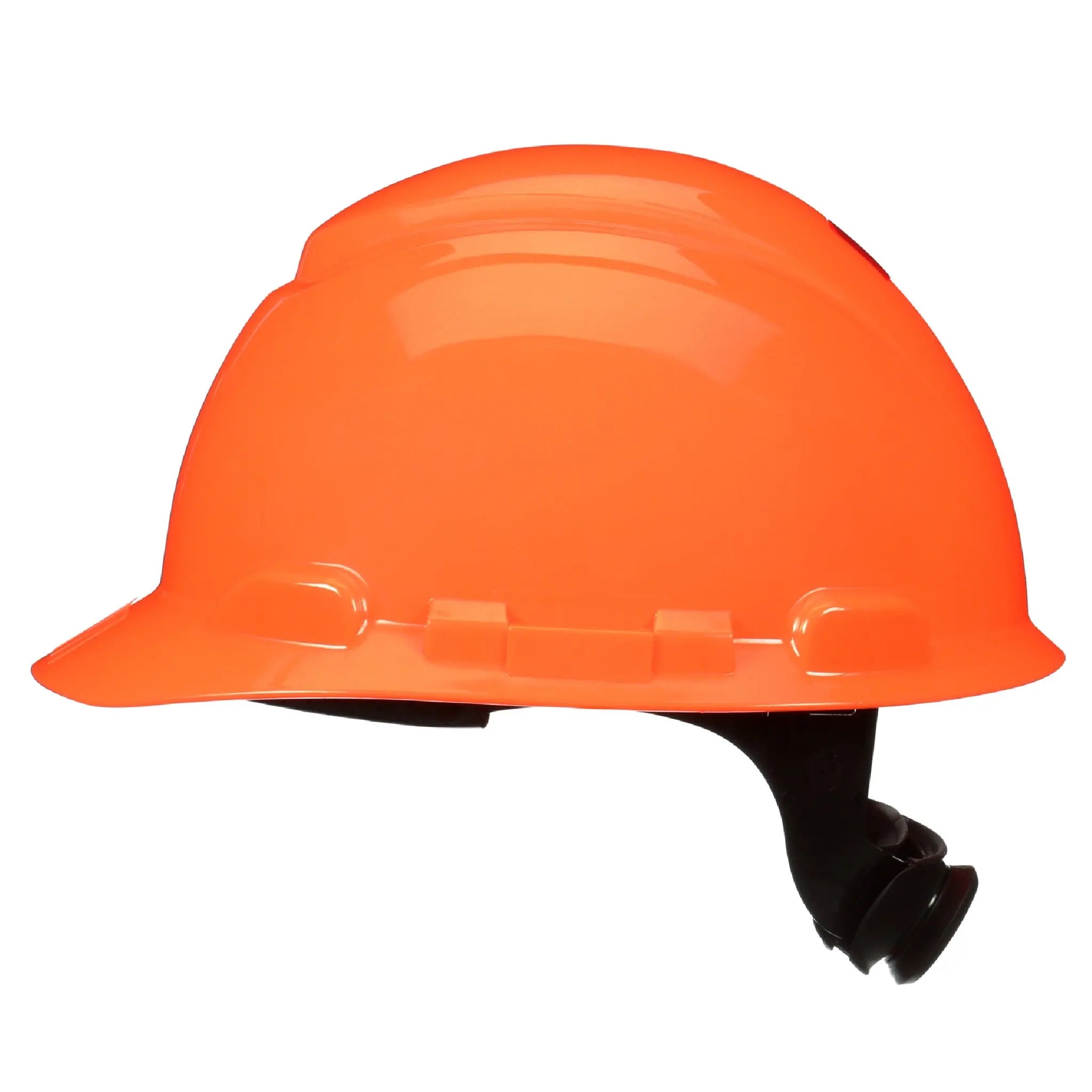 3M SecureFit Hard Hat H-706SFR-UV, Orange, 4-Point Pressure Diffusion Ratchet Suspension, with UVicator, 20 ea/Case 