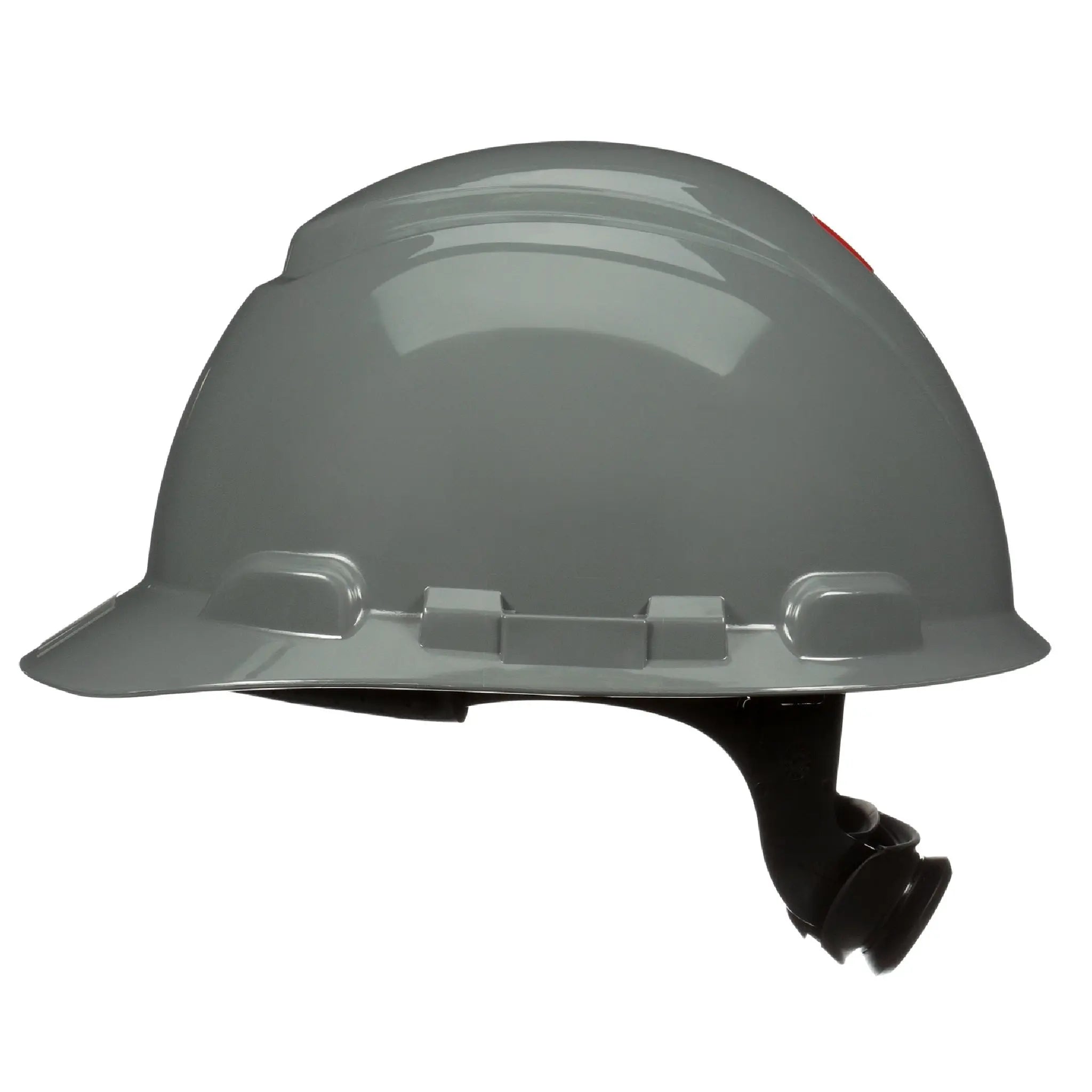 3M SecureFit Hard Hat H-708SFR-UV, Grey, 4-Point Pressure Diffusion Ratchet Suspension, with UVicator, 20 ea/Case 