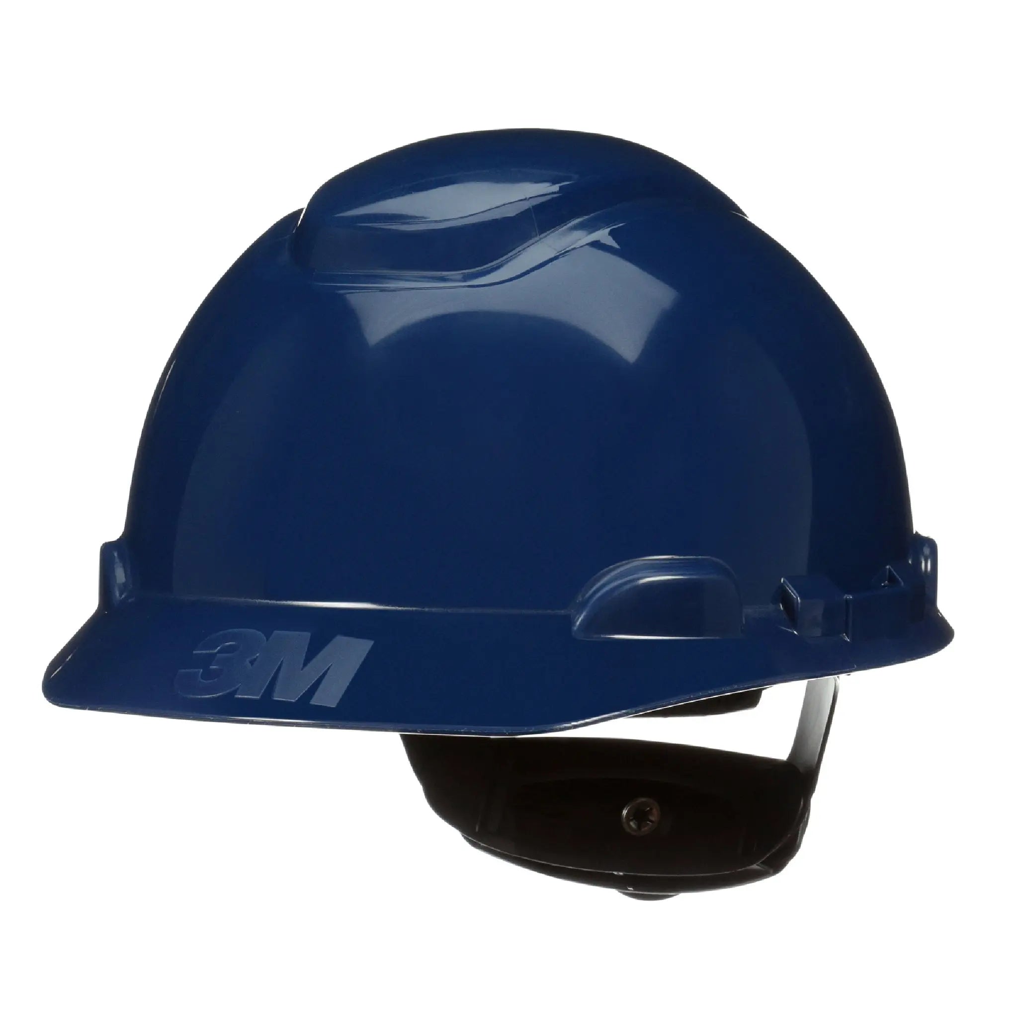 3M SecureFit Hard Hat H-710SFR-UV, Navy Blue, 4-Point Pressure Diffusion Ratchet Suspension, with UVicator, 20 ea/Case 
