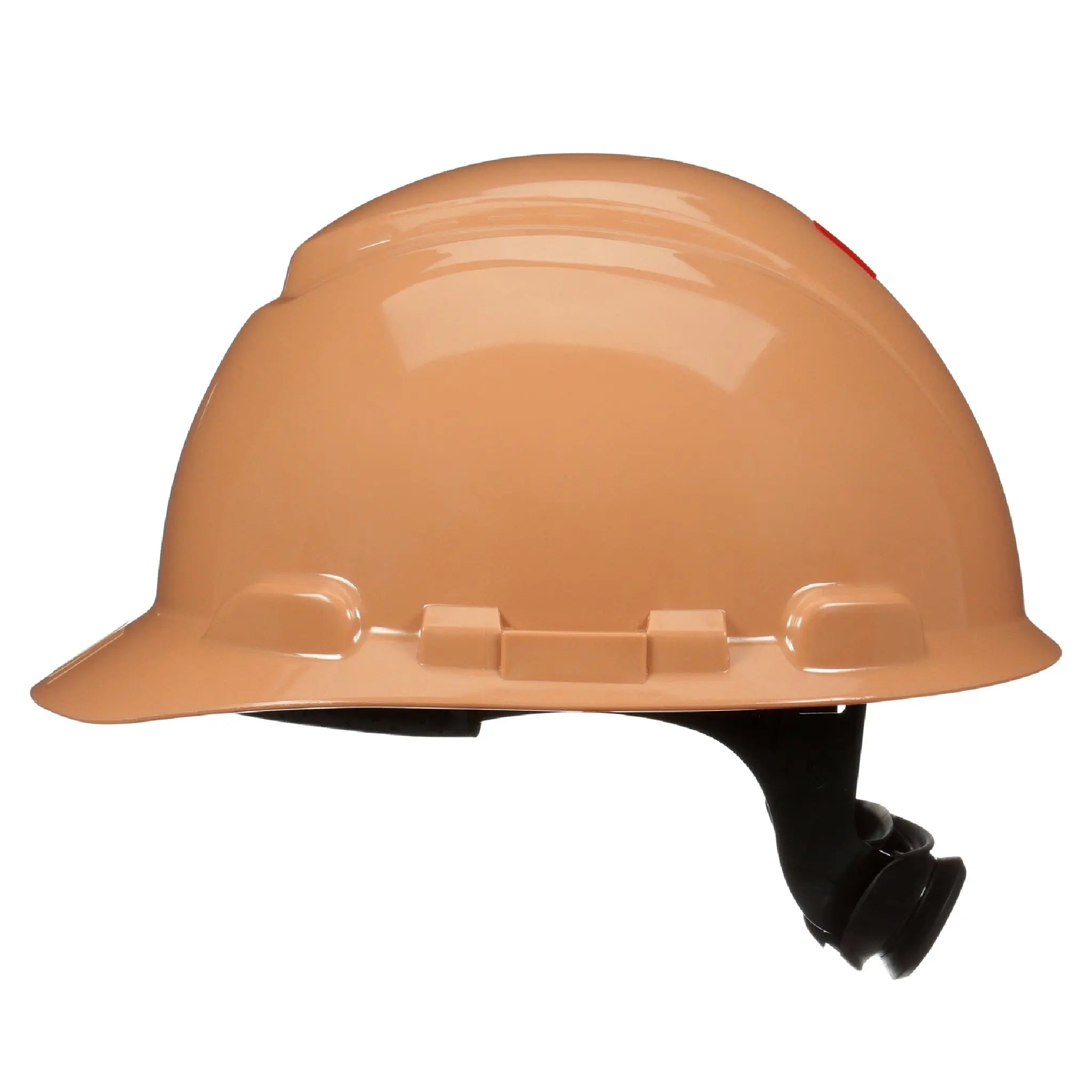 3M SecureFit Hard Hat H-711SFR-UV, Tan, 4-Point Pressure Diffusion Ratchet Suspension, with Uvicator, 20 ea/Case 