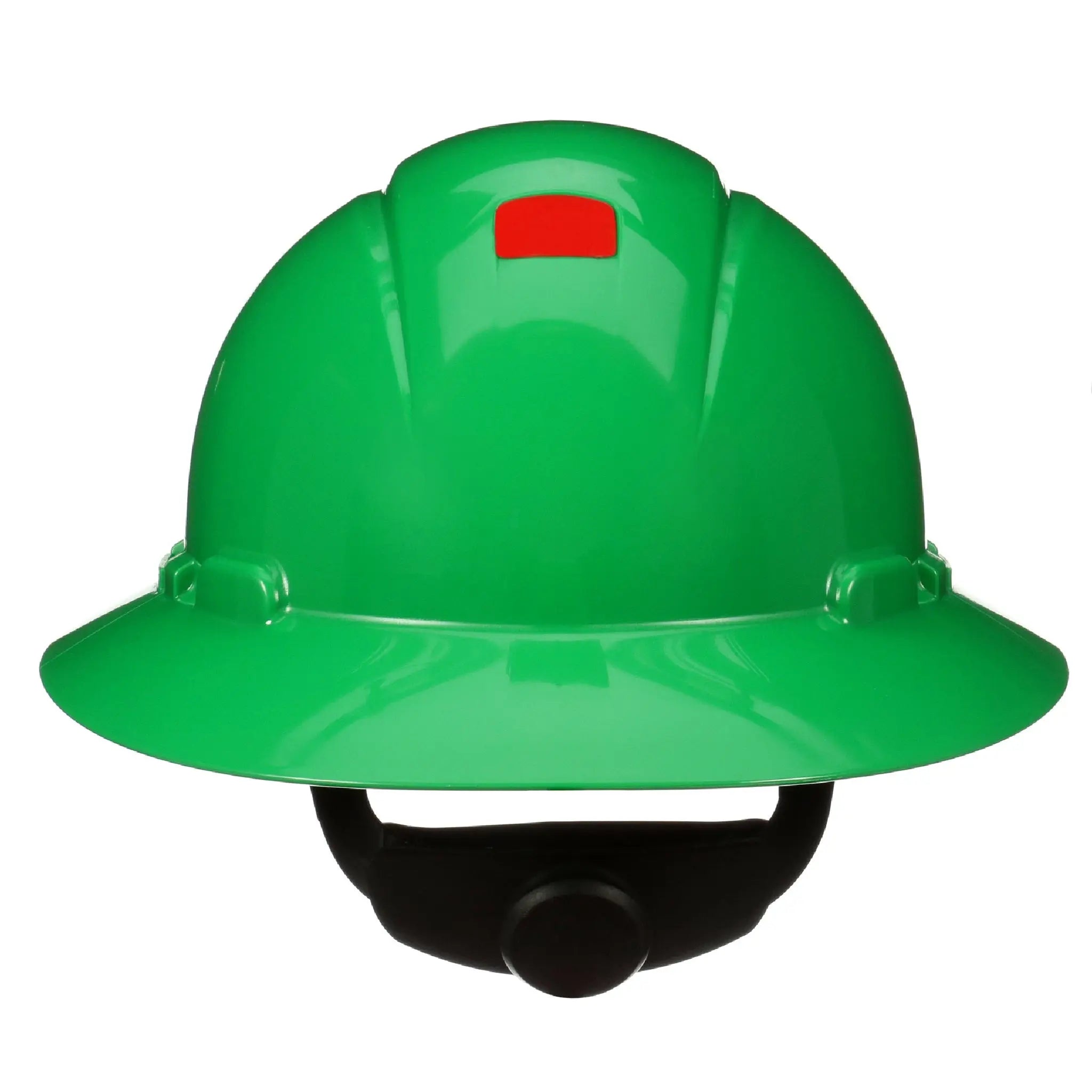 3M SecureFit Full Brim Hard Hat H-804SFR-UV, Green 4-Point Pressure Diffusion Ratchet Suspension, with Uvicator, 20 ea/Case 
