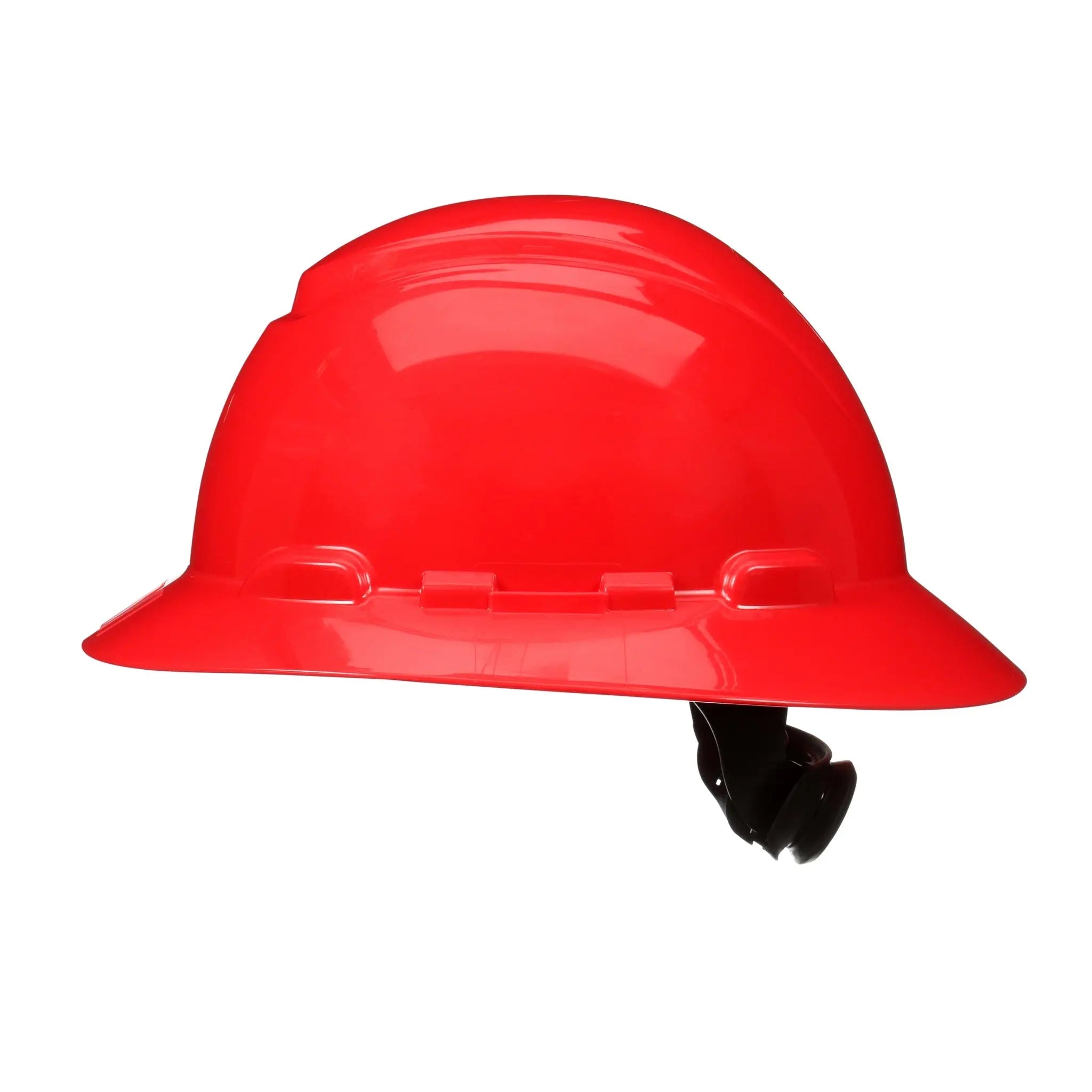 3M SecureFit Full Brim Hard Hat H-805SFR-UV, Red 4-Point Pressure Diffusion Ratchet Suspension, with Uvicator, 20 ea/Case 