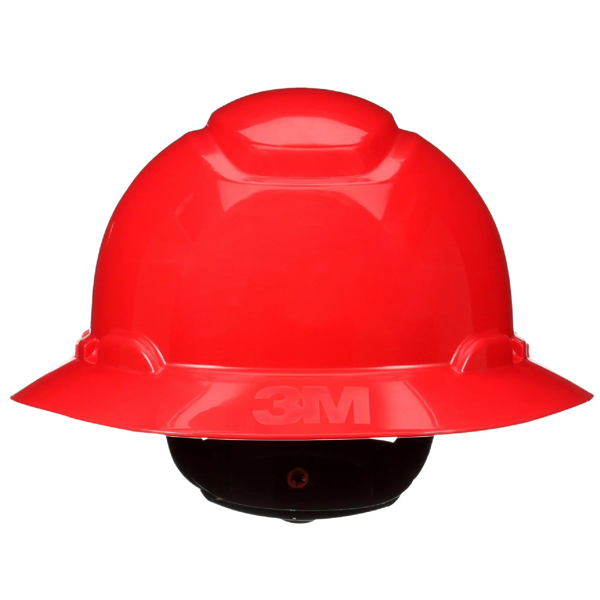 3M SecureFit Full Brim Hard Hat H-805SFR-UV, Red 4-Point Pressure Diffusion Ratchet Suspension, with Uvicator, 20 ea/Case 