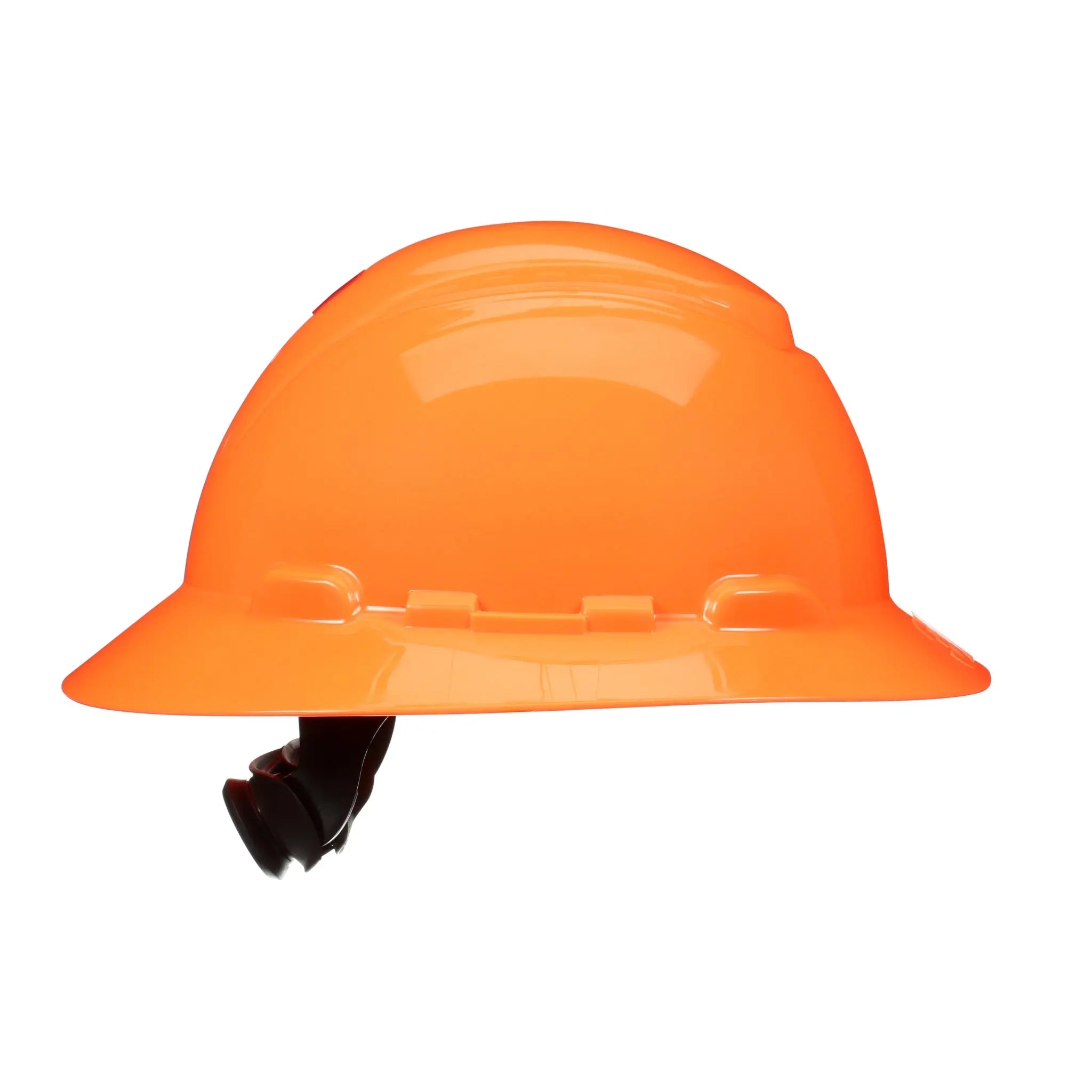 3M SecureFit Full Brim Hard Hat H-807SFR-UV, H-Vis Orange, 4-Point Pressure Diffusion Ratchet Suspension with UVicator, 20ea/CS 