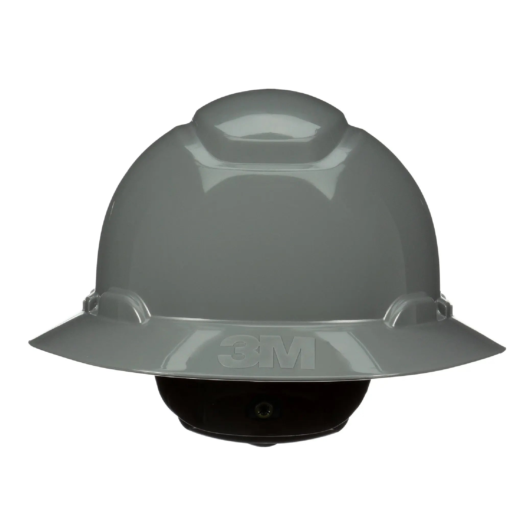 3M SecureFit Full Brim Hard Hat H-808SFR-UV, Grey, 4-Point Pressure Diffusion Ratchet Suspension, with UVicator, 20 ea/Case 