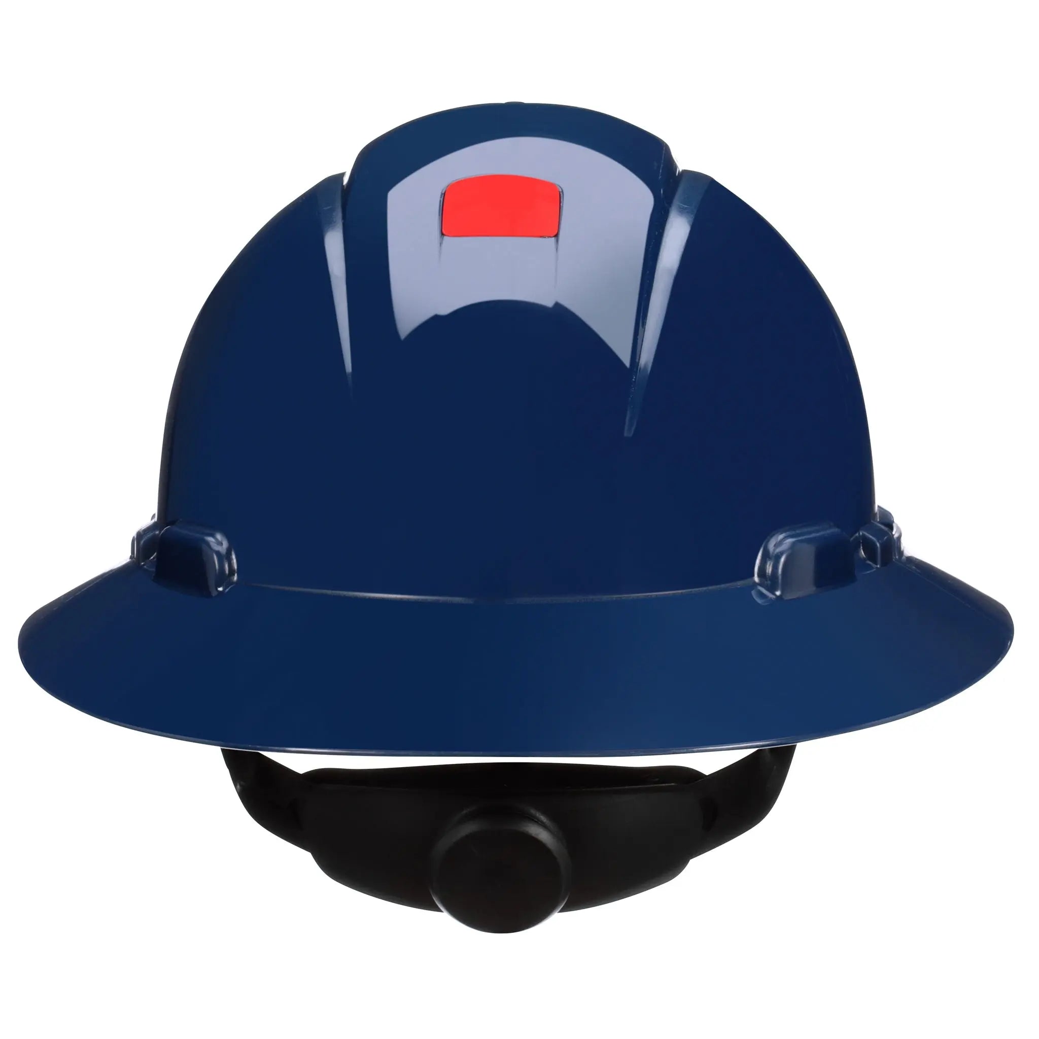 3M SecureFit Full Brim Hard Hat H-810SFR-UV, Navy Blue, 4-Point Pressure Diffusion Ratchet Suspension, with UVicator, 20 ea/Case 