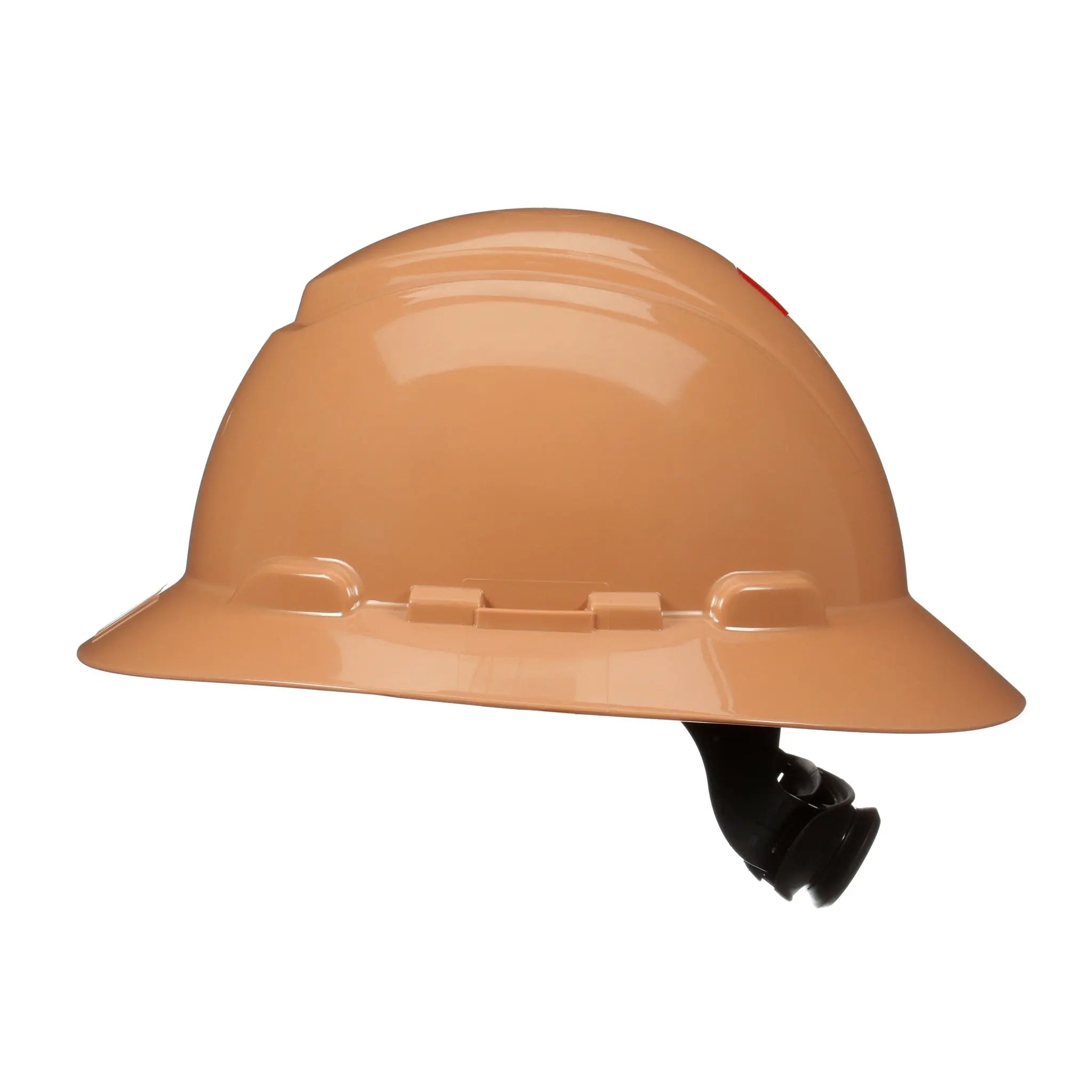3M SecureFit Full Brim Hard Hat H-811SFR-UV, Tan 4-Point pressure Diffusion Ratchet Suspension, with Uvicator, 20 ea/Case 