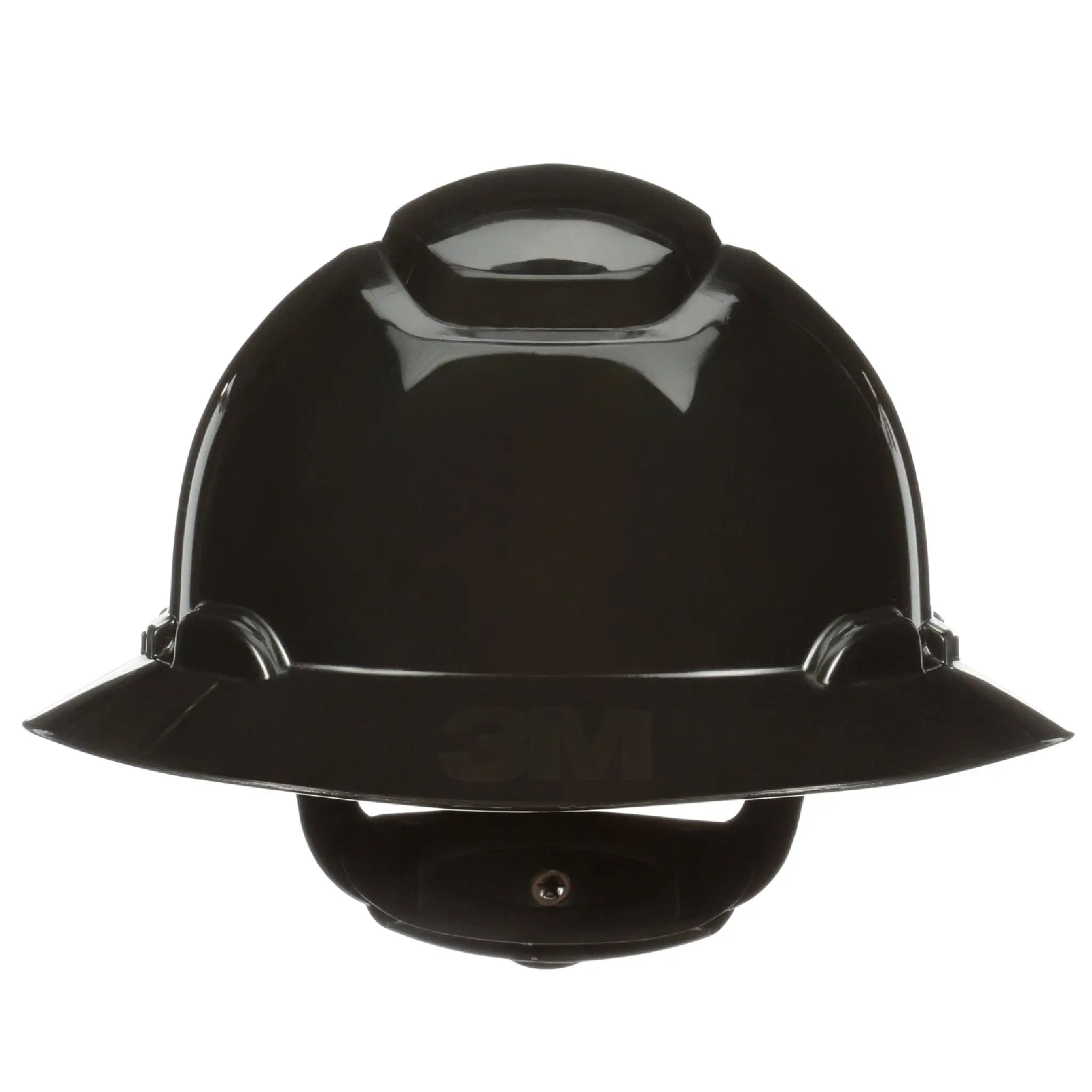 3M SecureFit Full Brim Hard Hat H-812SFR-UV, Black, 4-Point Pressure Diffusion Ratchet Suspension, with Uvicator, 20 ea/Case 