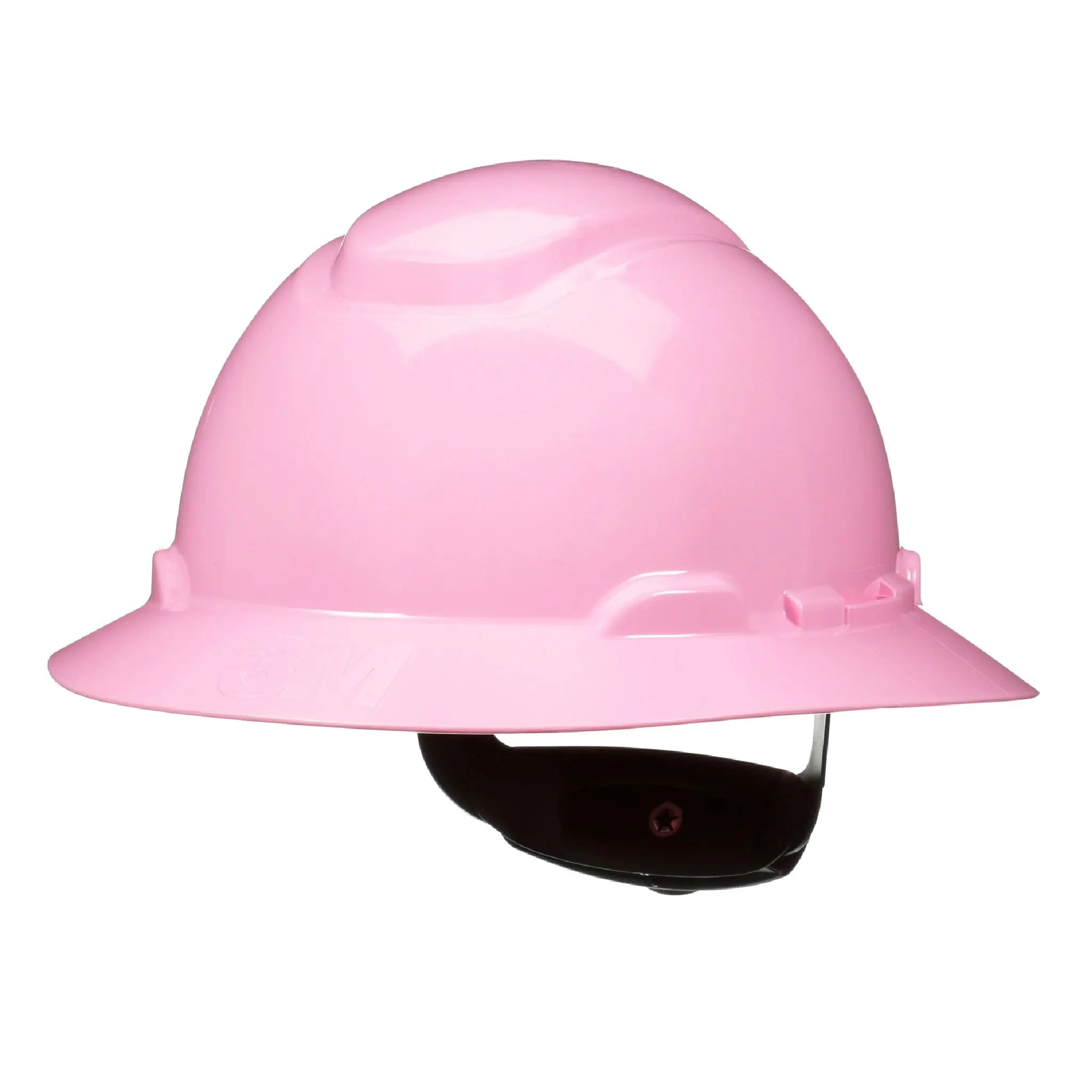 3M SecureFit Full Brim Hard Hat H-813SFR-UV, Pink, 4-Point Pressure Diffusion Ratchet Suspension, with Uvicator, 20 ea/Case 